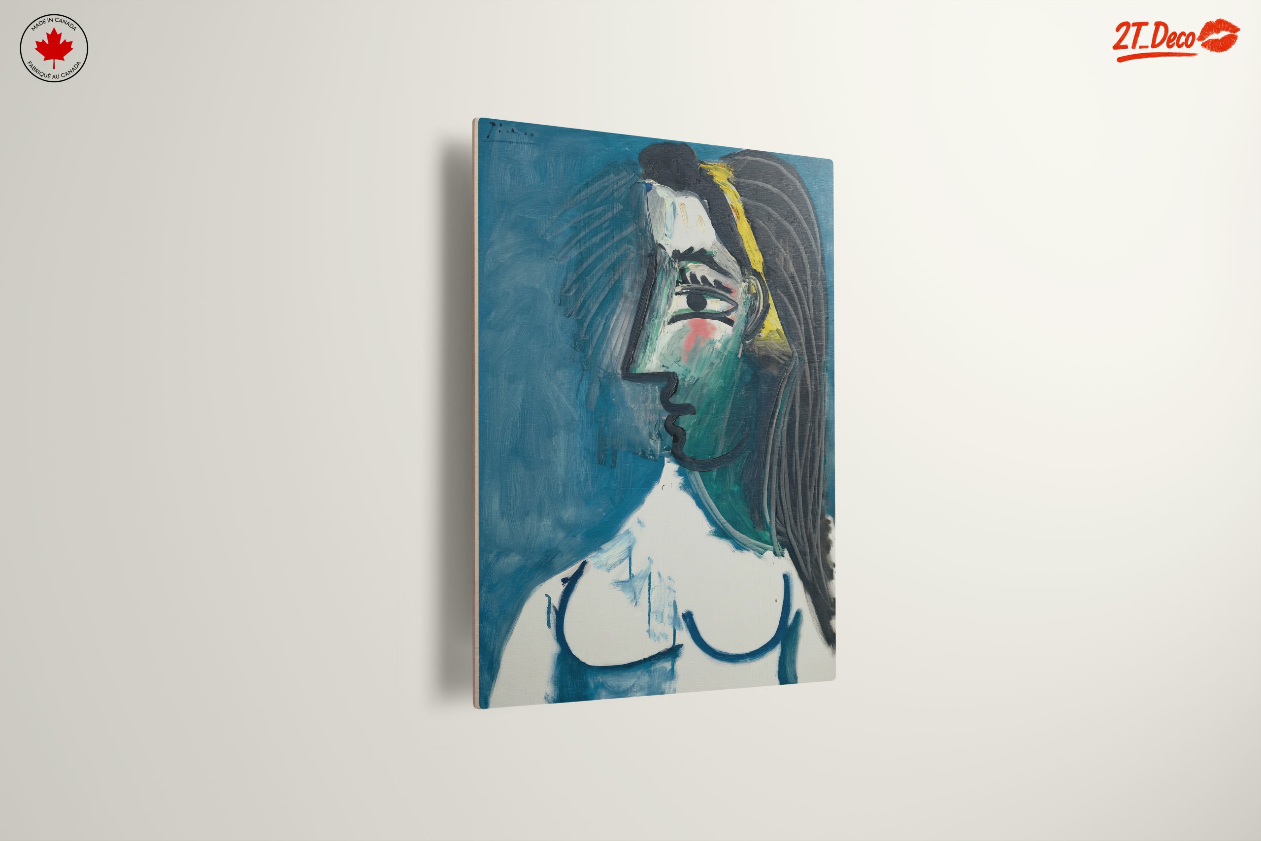Bold Abstract Figure with Colorful Elements - Image 13