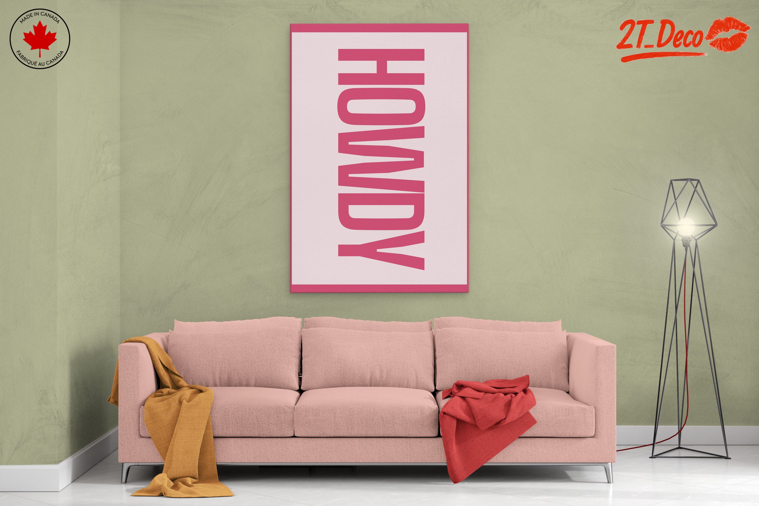 Howdy Inspirational Quote Art for Your Space - Image 2