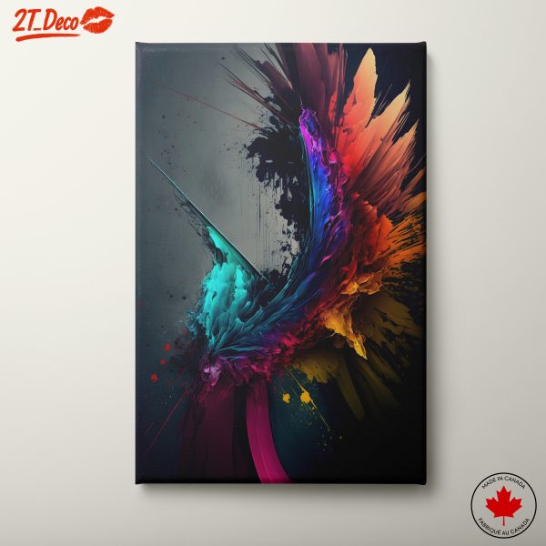 Vibrant Dynamic Abstract Art 2