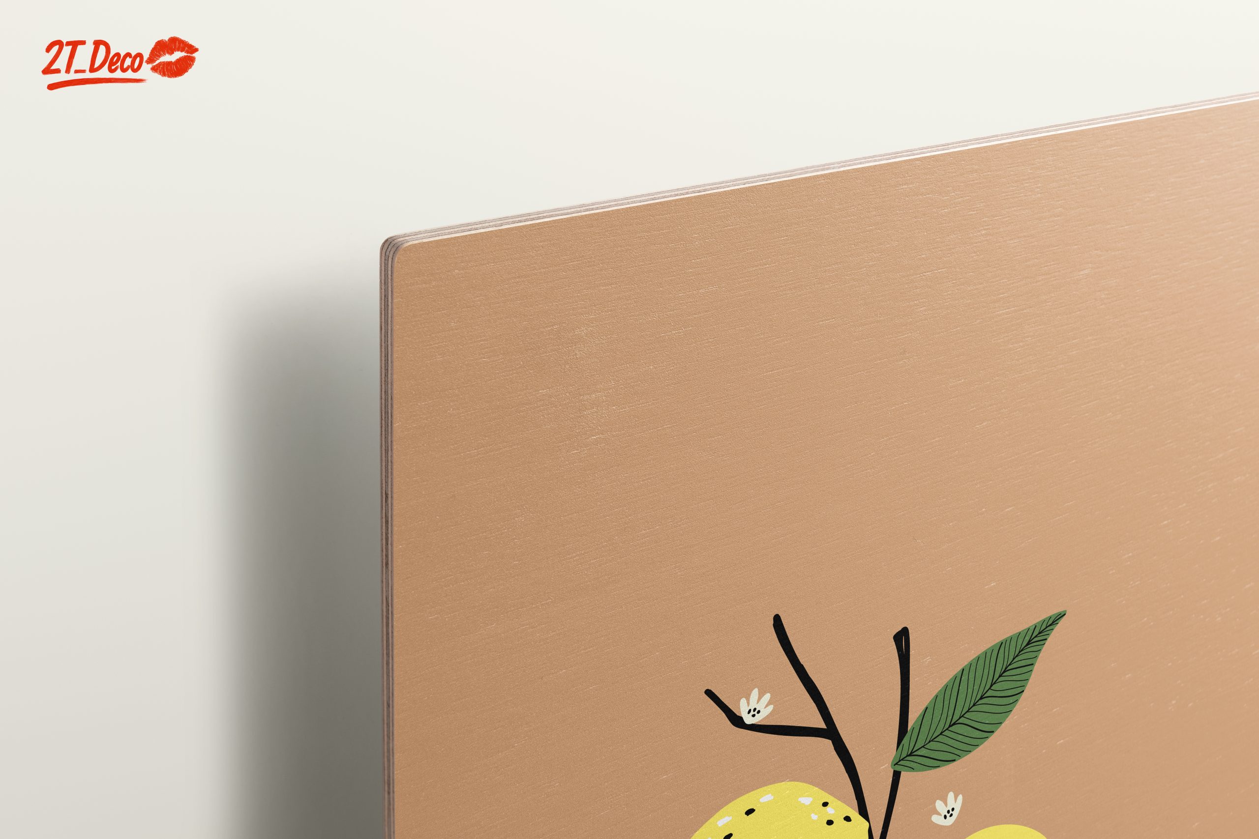 Stylized Lemons and Leaves Botanical Art - Image 15