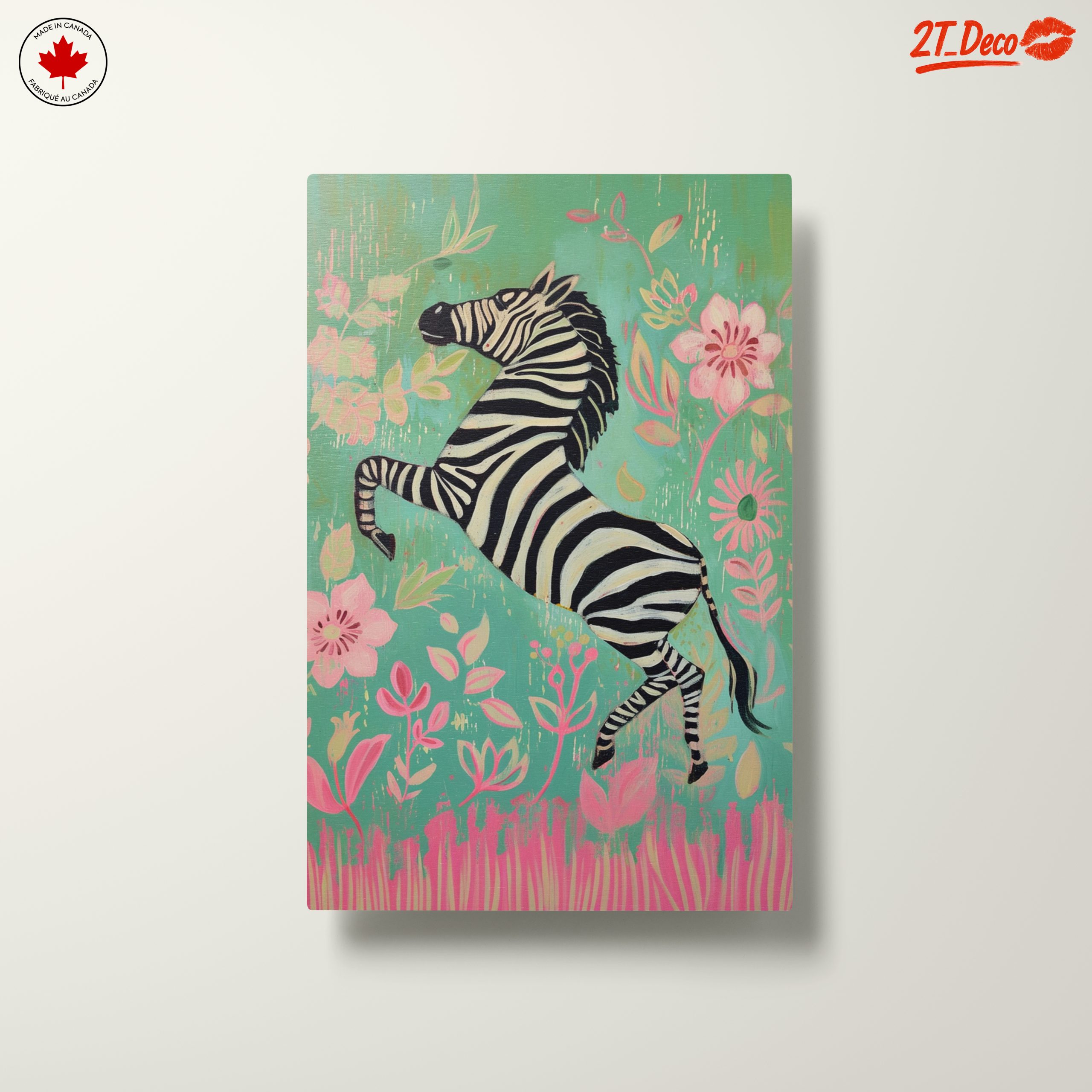 Playful Zebra Among Flowers - Image 10