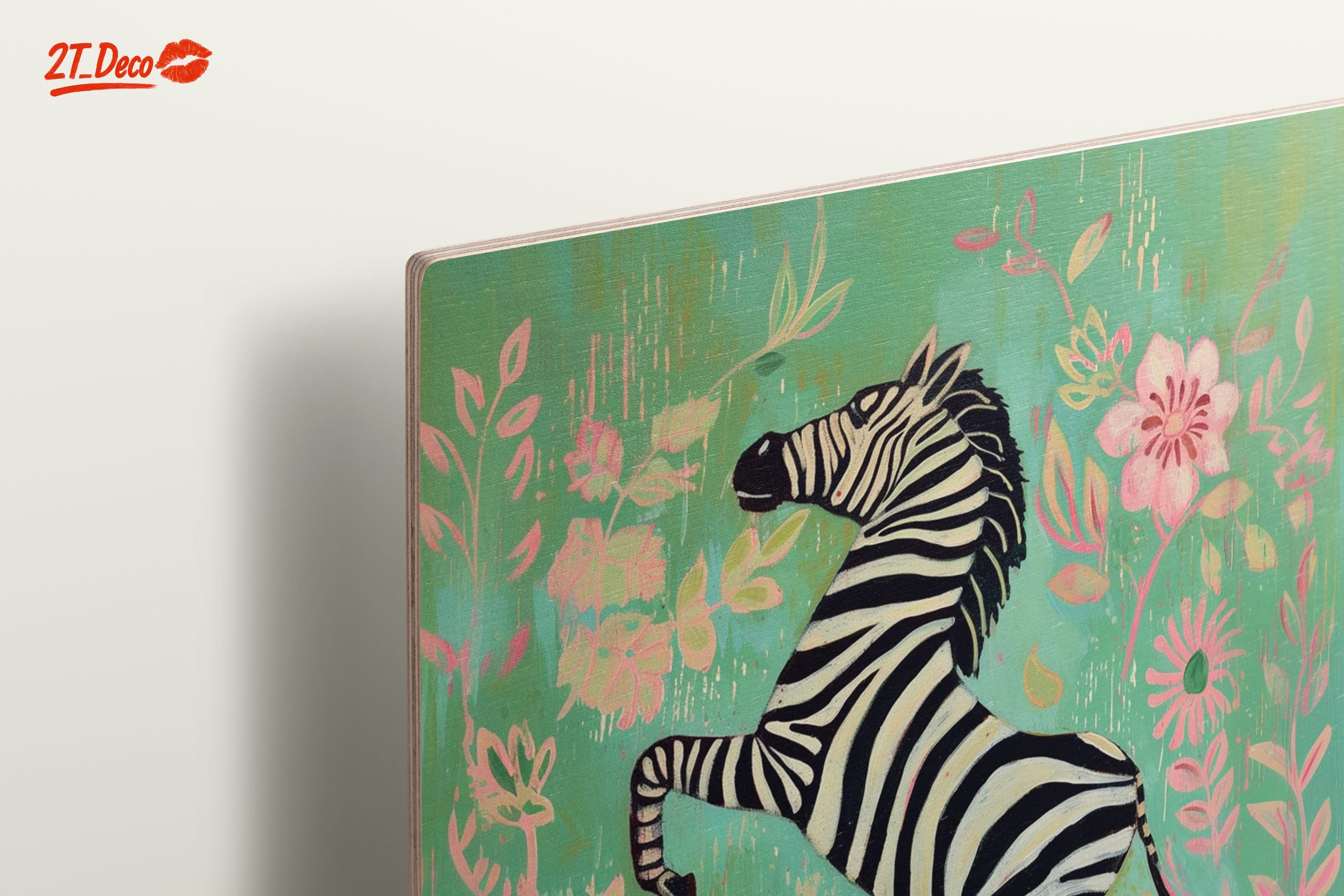 Playful Zebra Among Flowers - Image 15