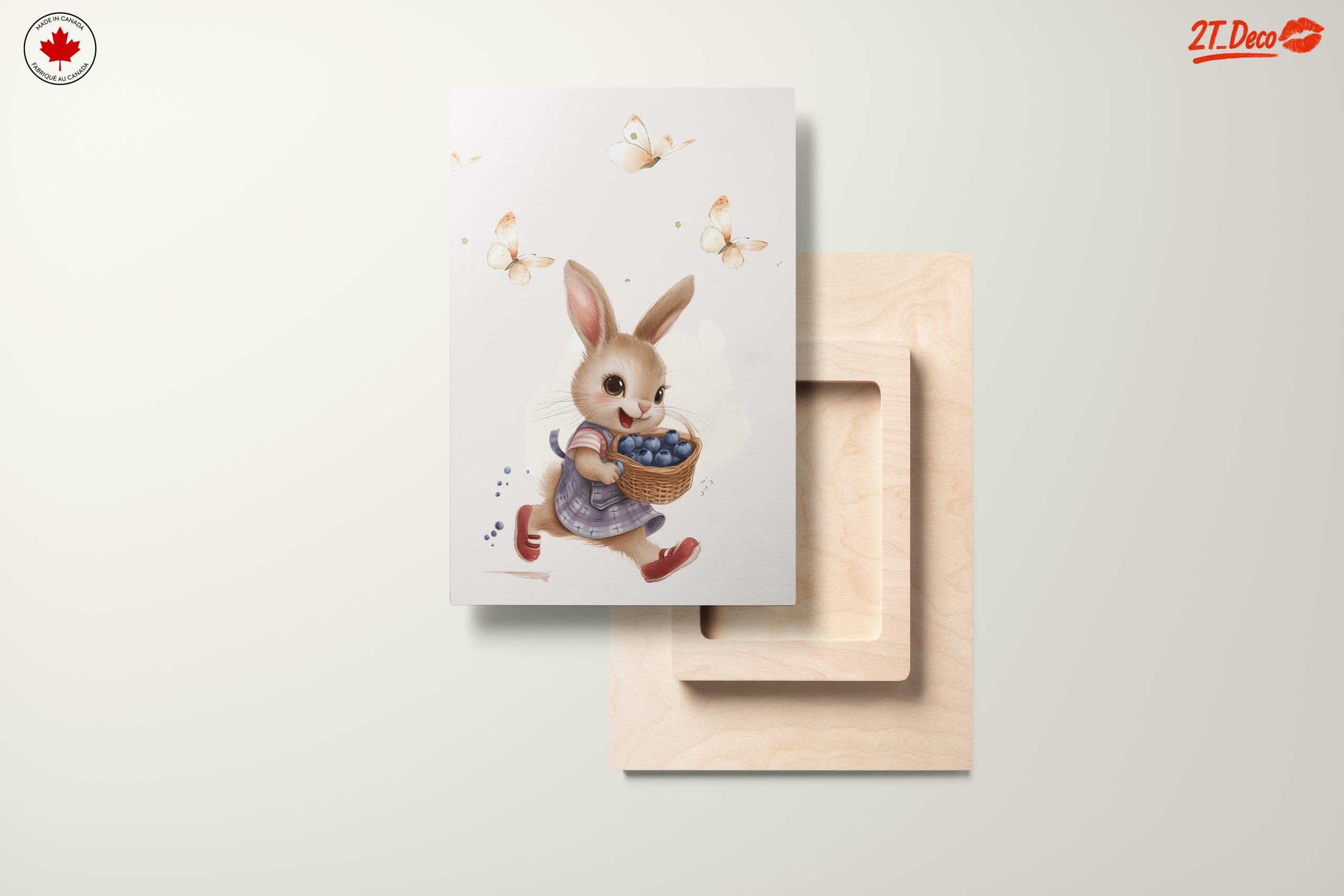 Adorable Whimsical Bunny with Butterflies - Image 11
