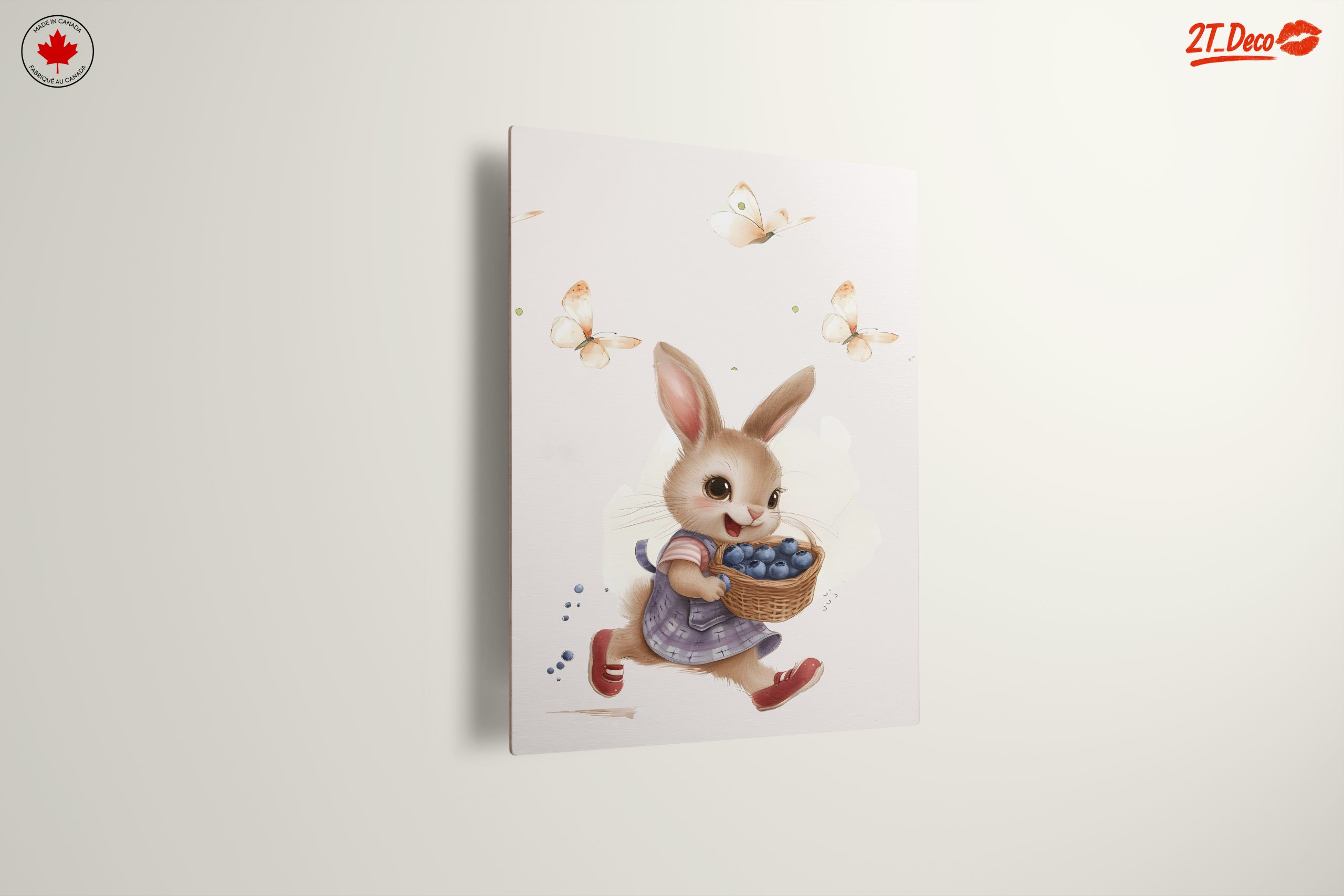 Adorable Whimsical Bunny with Butterflies - Image 13