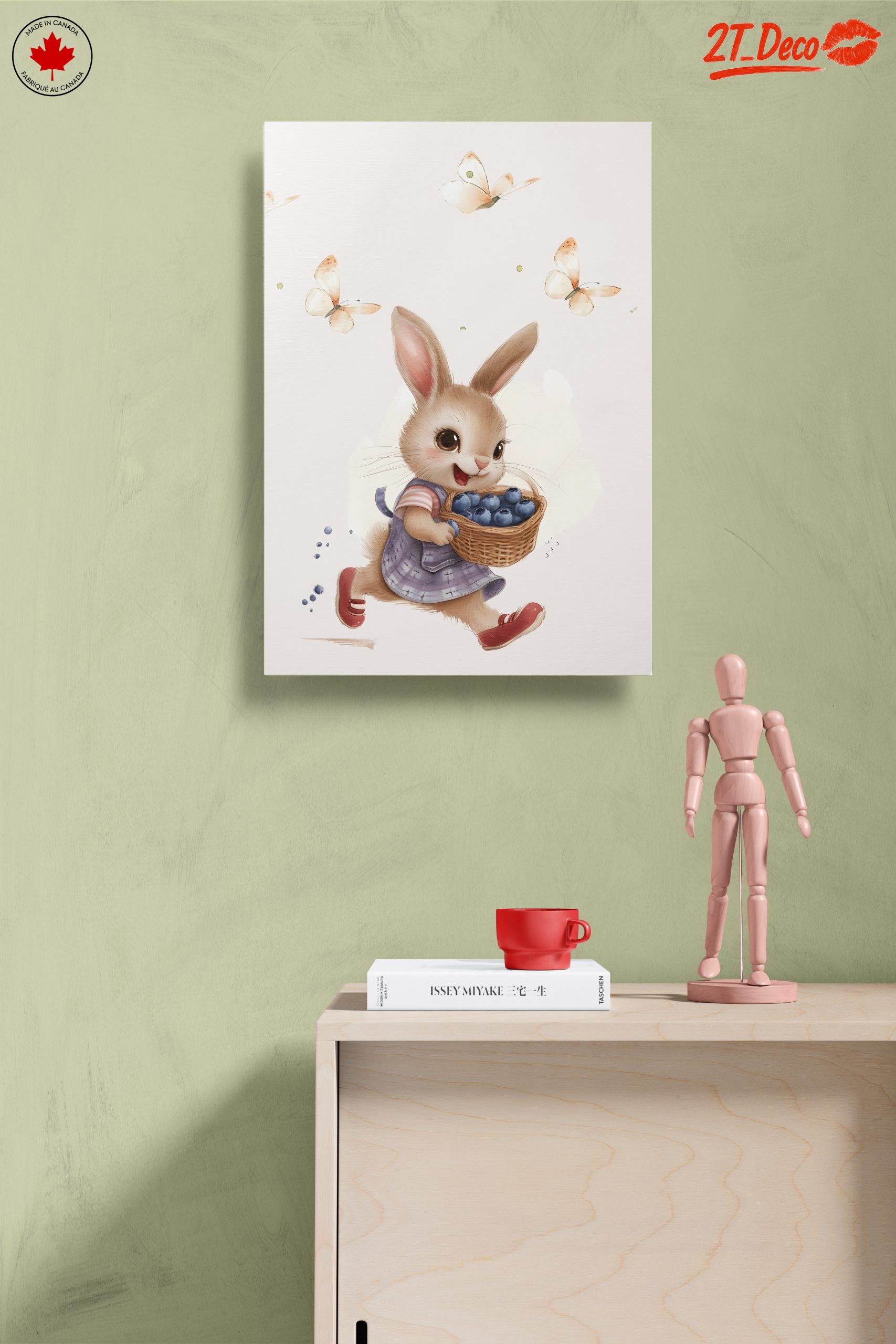 Adorable Whimsical Bunny with Butterflies - Image 14