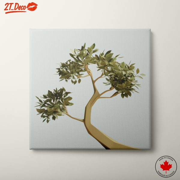 Stylized Botanical Tree Art 3