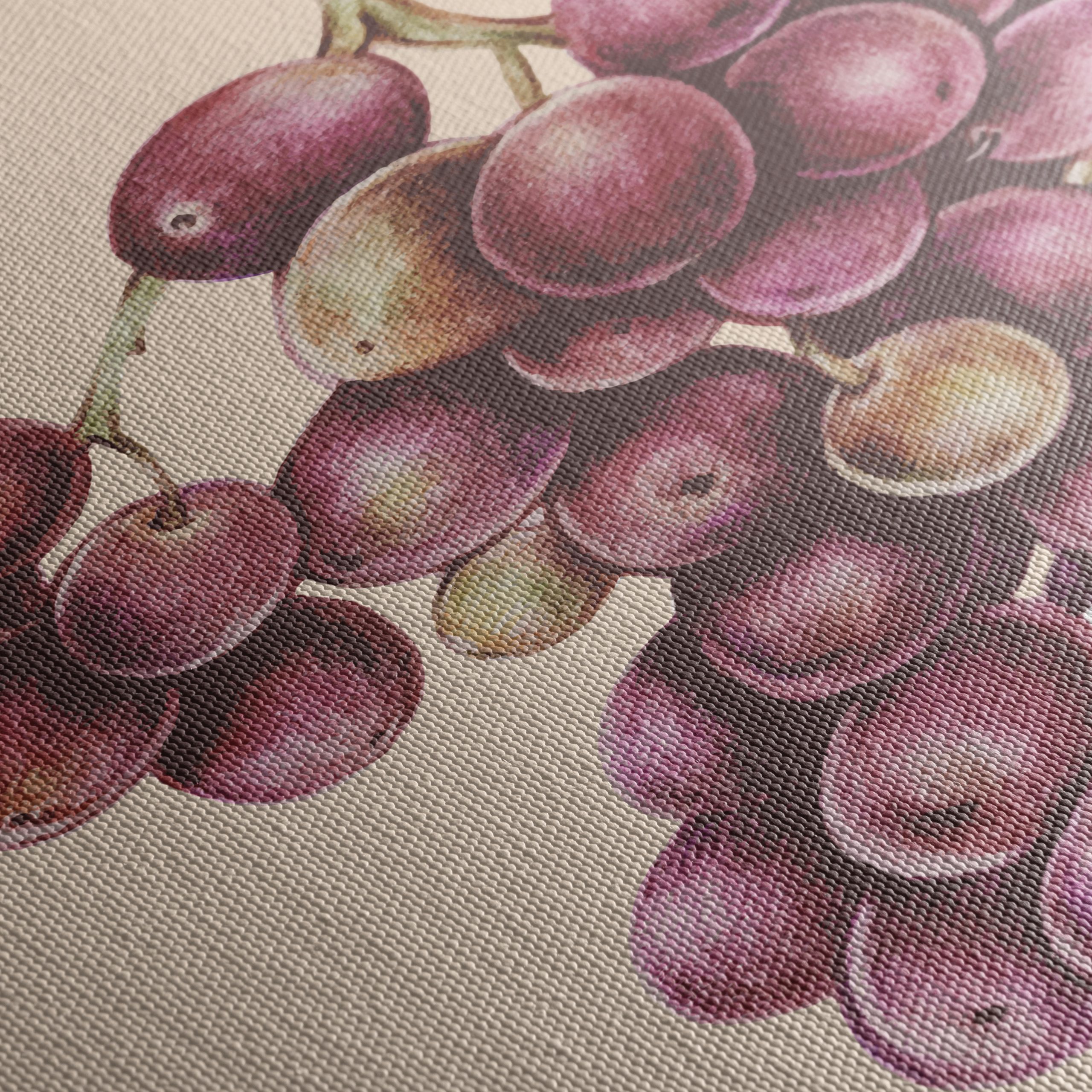 Stylized Grapes Art for Culinary Spaces - Image 5