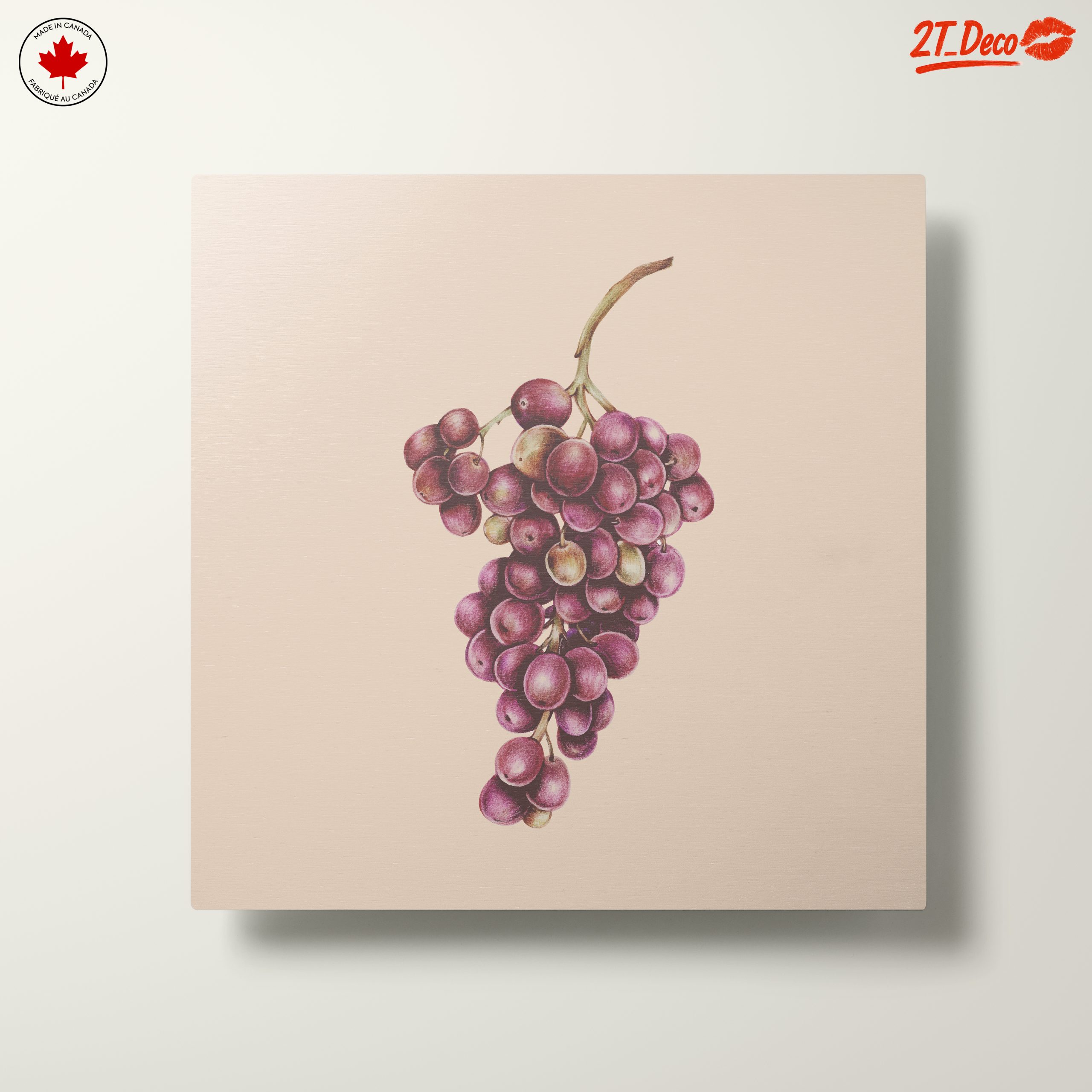 Stylized Grapes Art for Culinary Spaces - Image 10