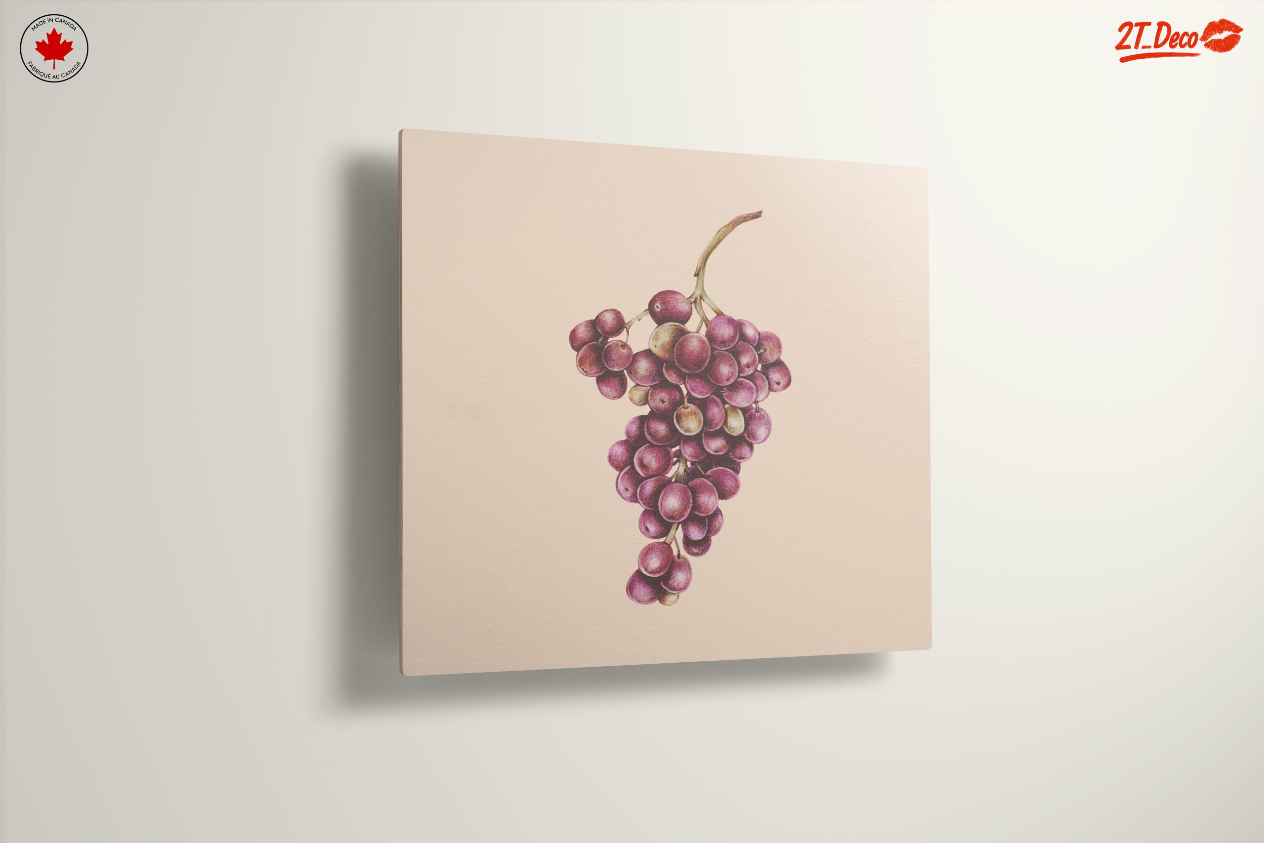 Stylized Grapes Art for Culinary Spaces - Image 13