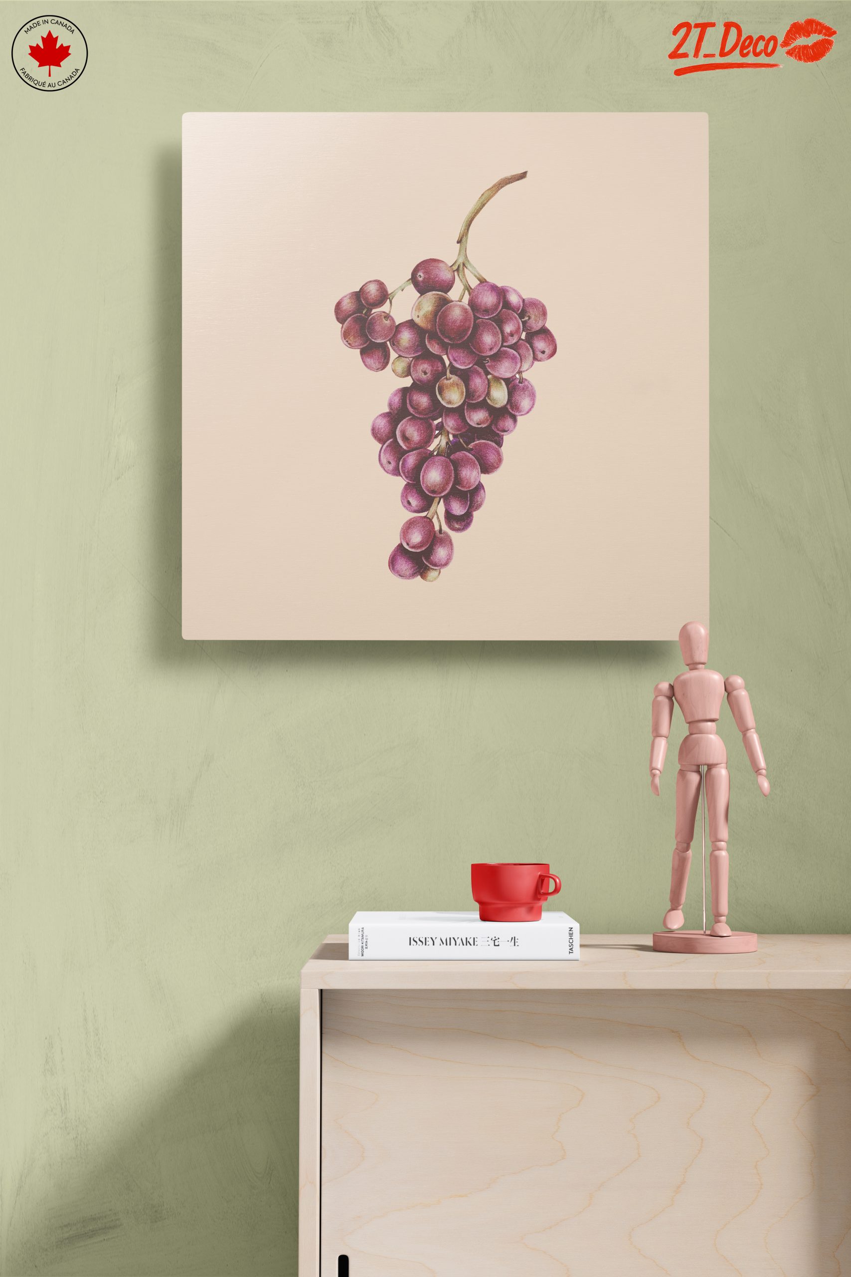 Stylized Grapes Art for Culinary Spaces - Image 14