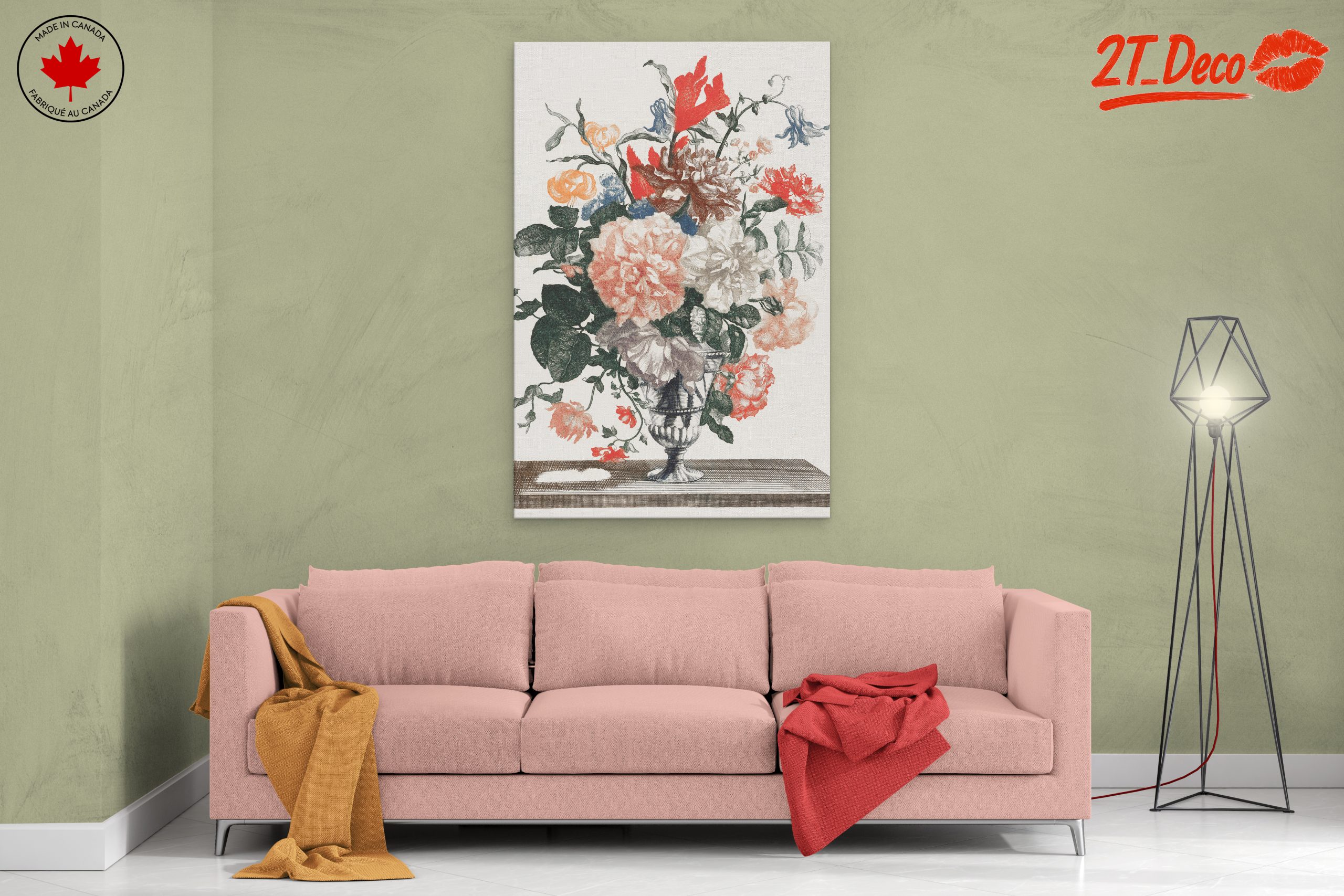 Elegant Floral Arrangement Display - Image 2