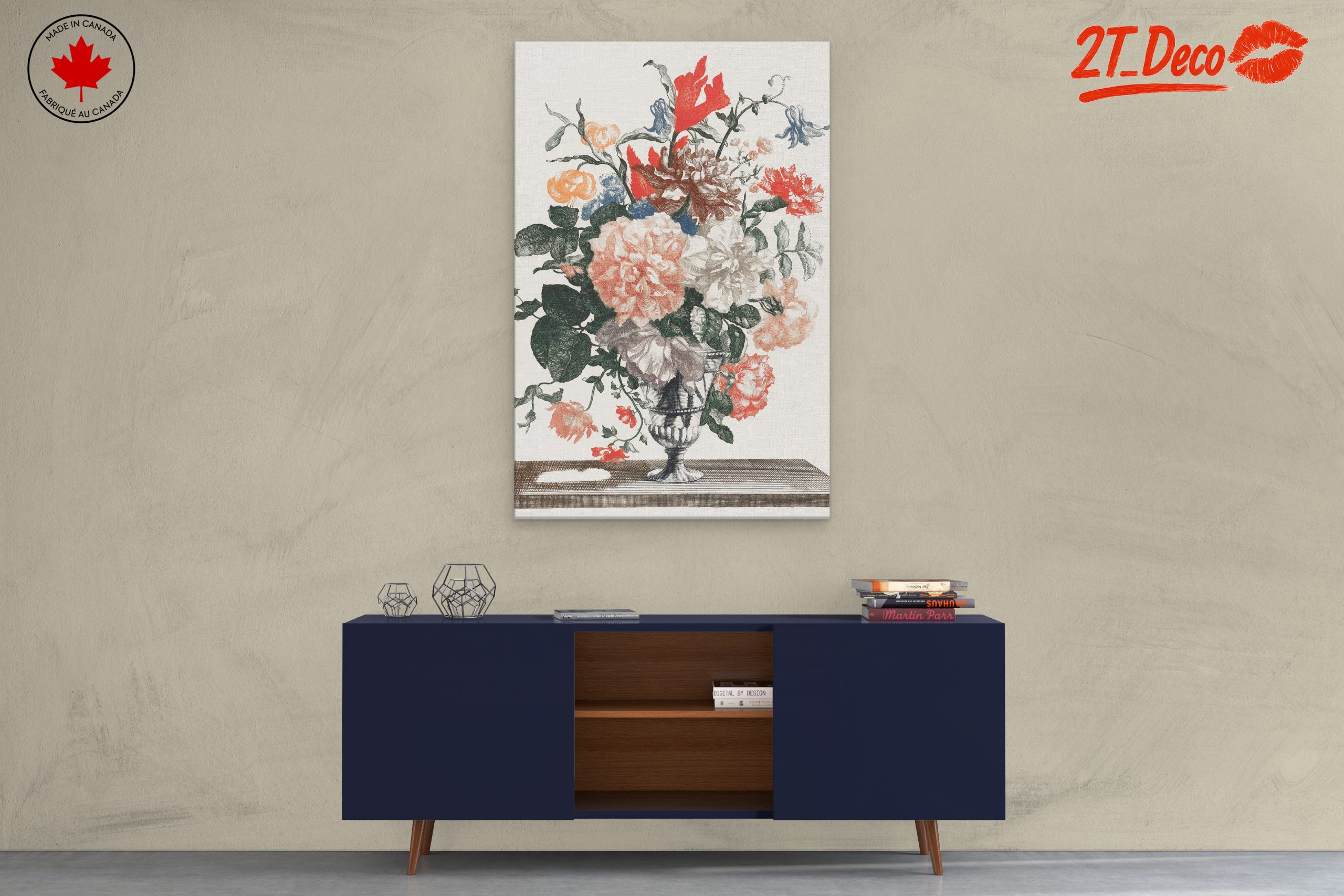 Elegant Floral Arrangement Display - Image 3
