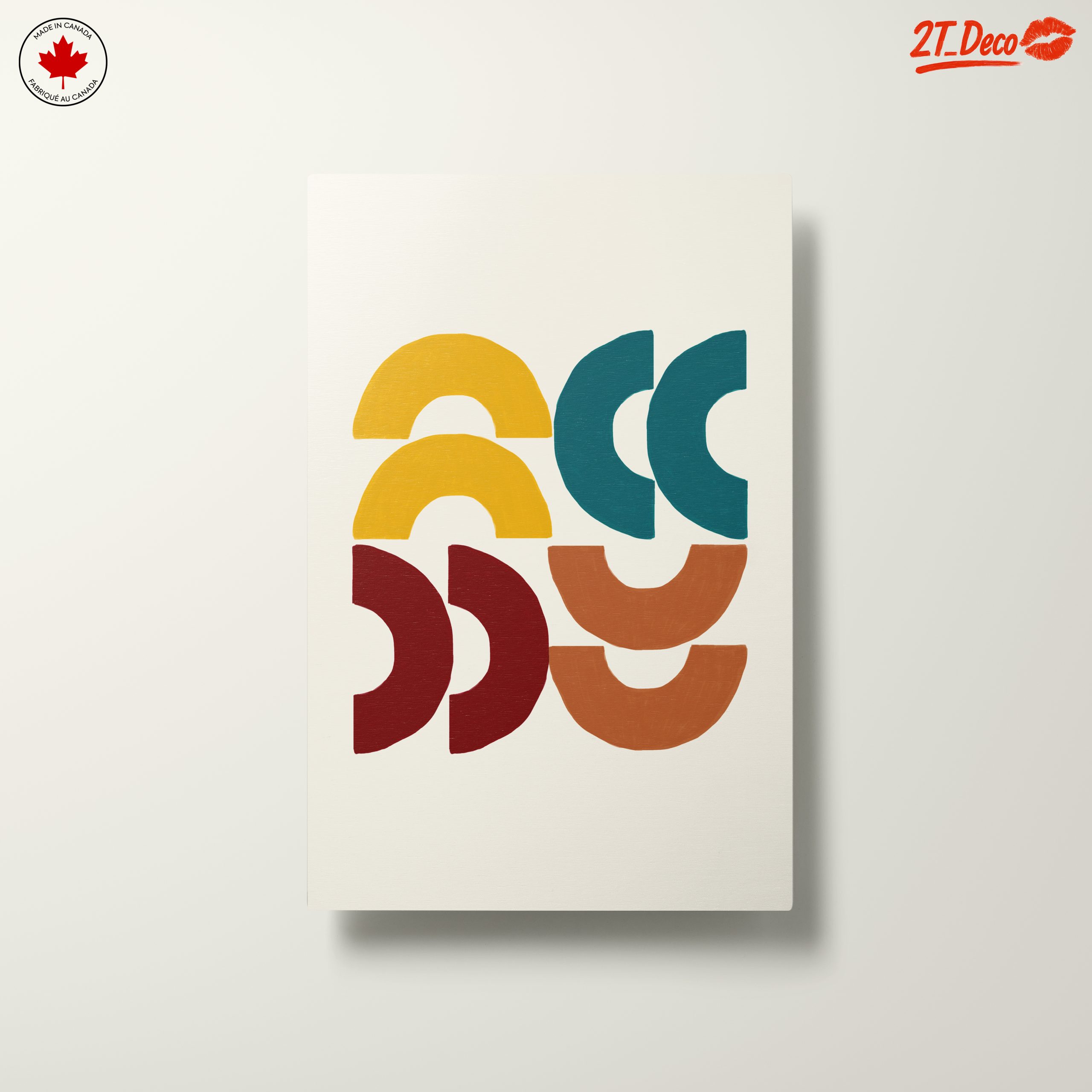 Modern Geometric Abstract Shapes Art 2 - Image 10