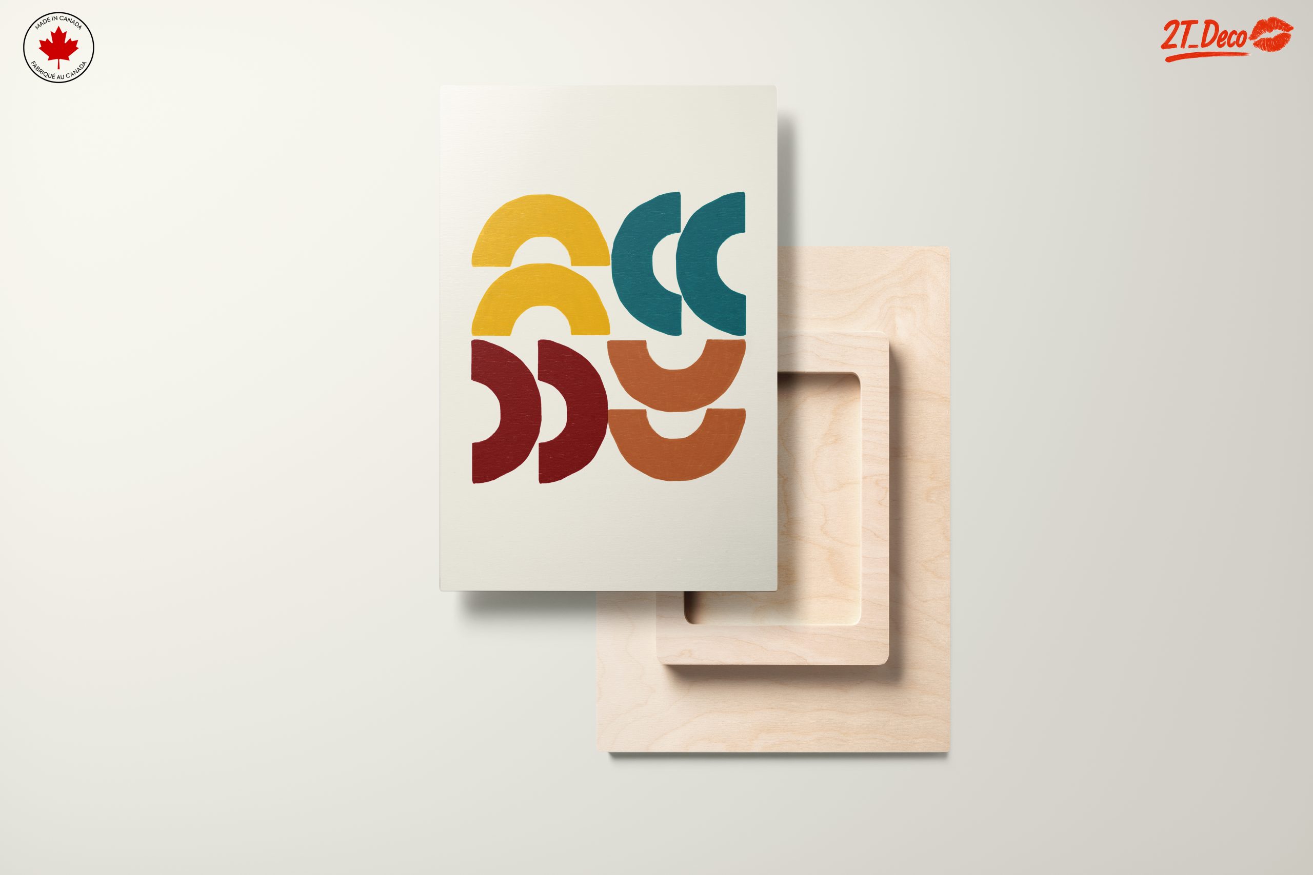 Modern Geometric Abstract Shapes Art 2 - Image 11