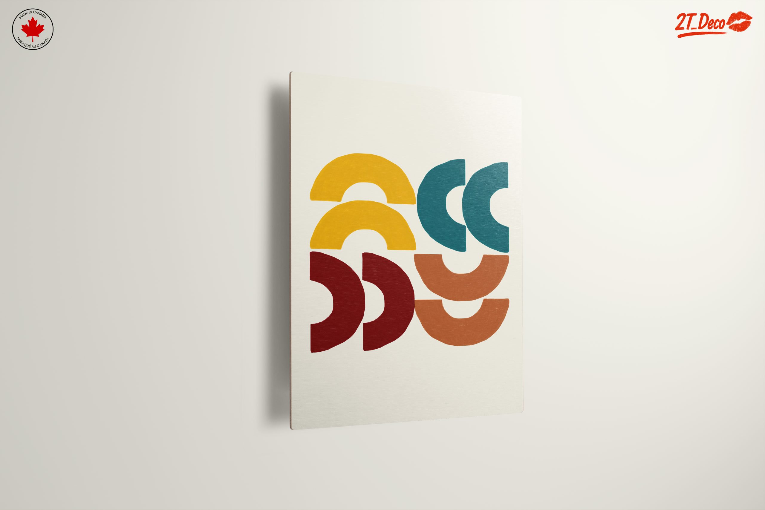 Modern Geometric Abstract Shapes Art 2 - Image 13