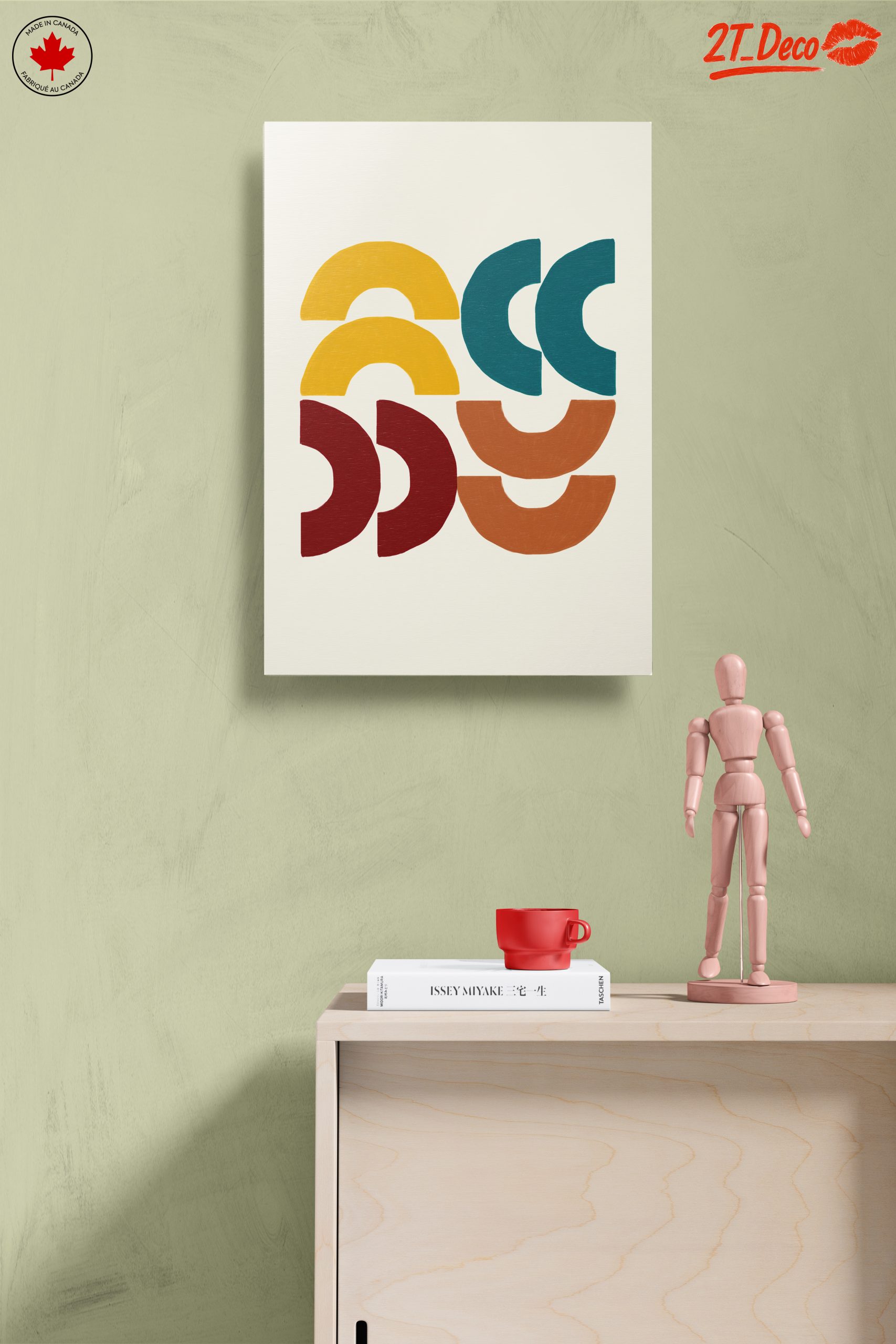 Modern Geometric Abstract Shapes Art 2 - Image 14