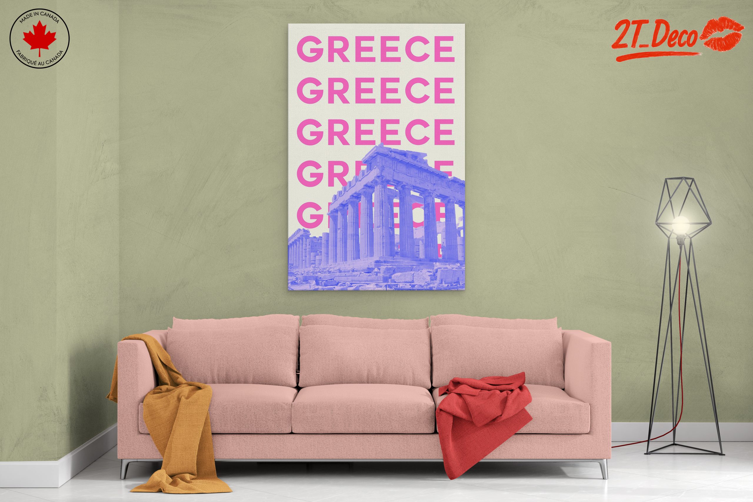 Greece Architectural Inspiration Art - Image 2