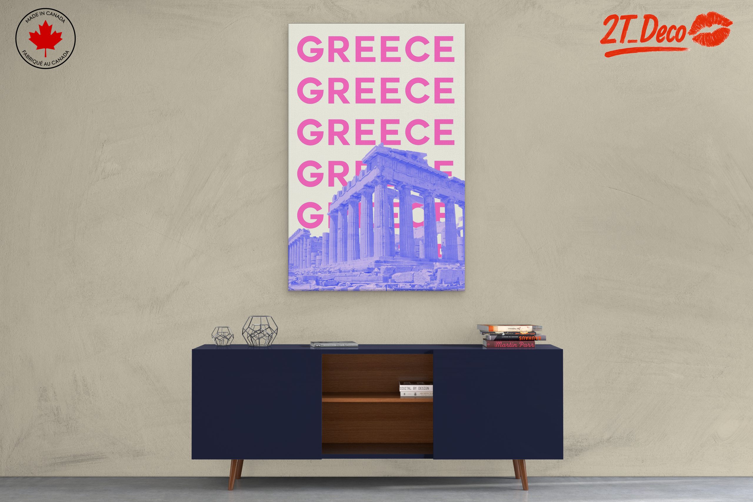 Greece Architectural Inspiration Art - Image 3