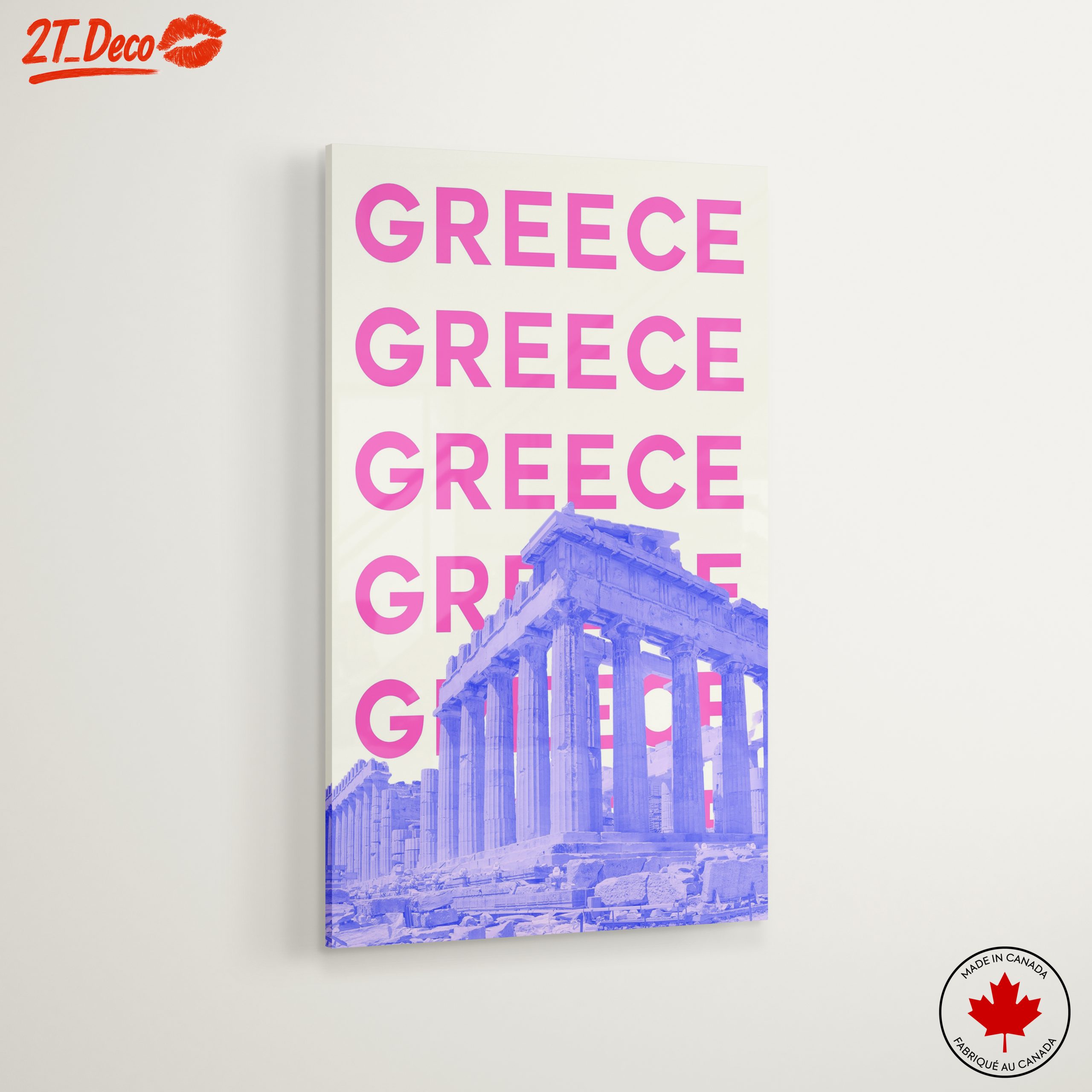 Greece Architectural Inspiration Art - Image 6