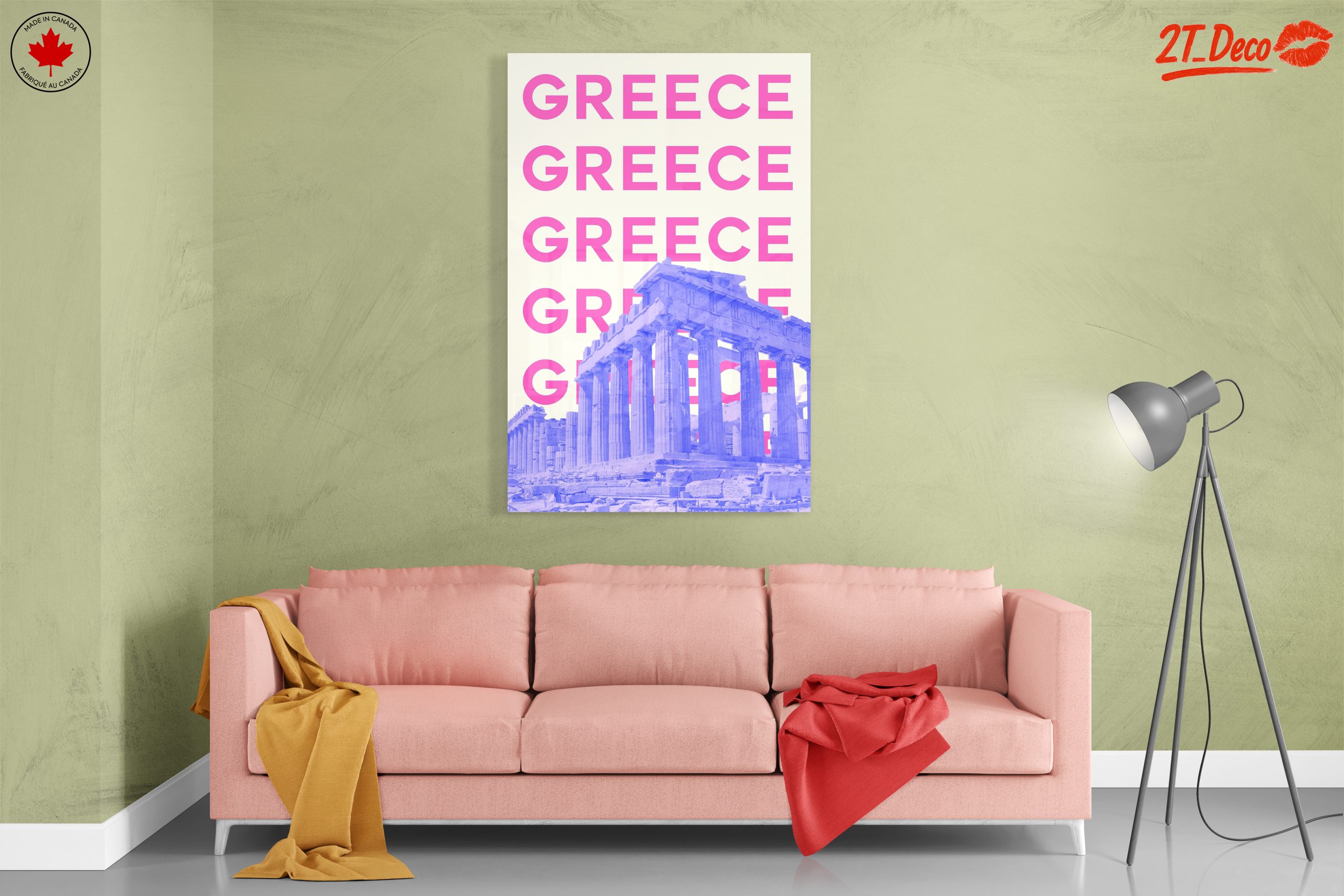 Greece Architectural Inspiration Art - Image 7
