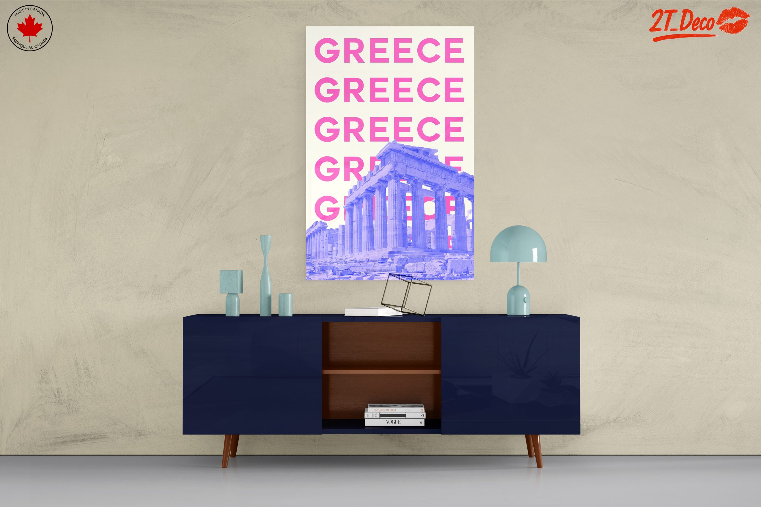 Greece Architectural Inspiration Art - Image 8