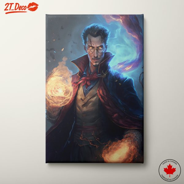 Dramatic Fantasy Character with Magic Powers