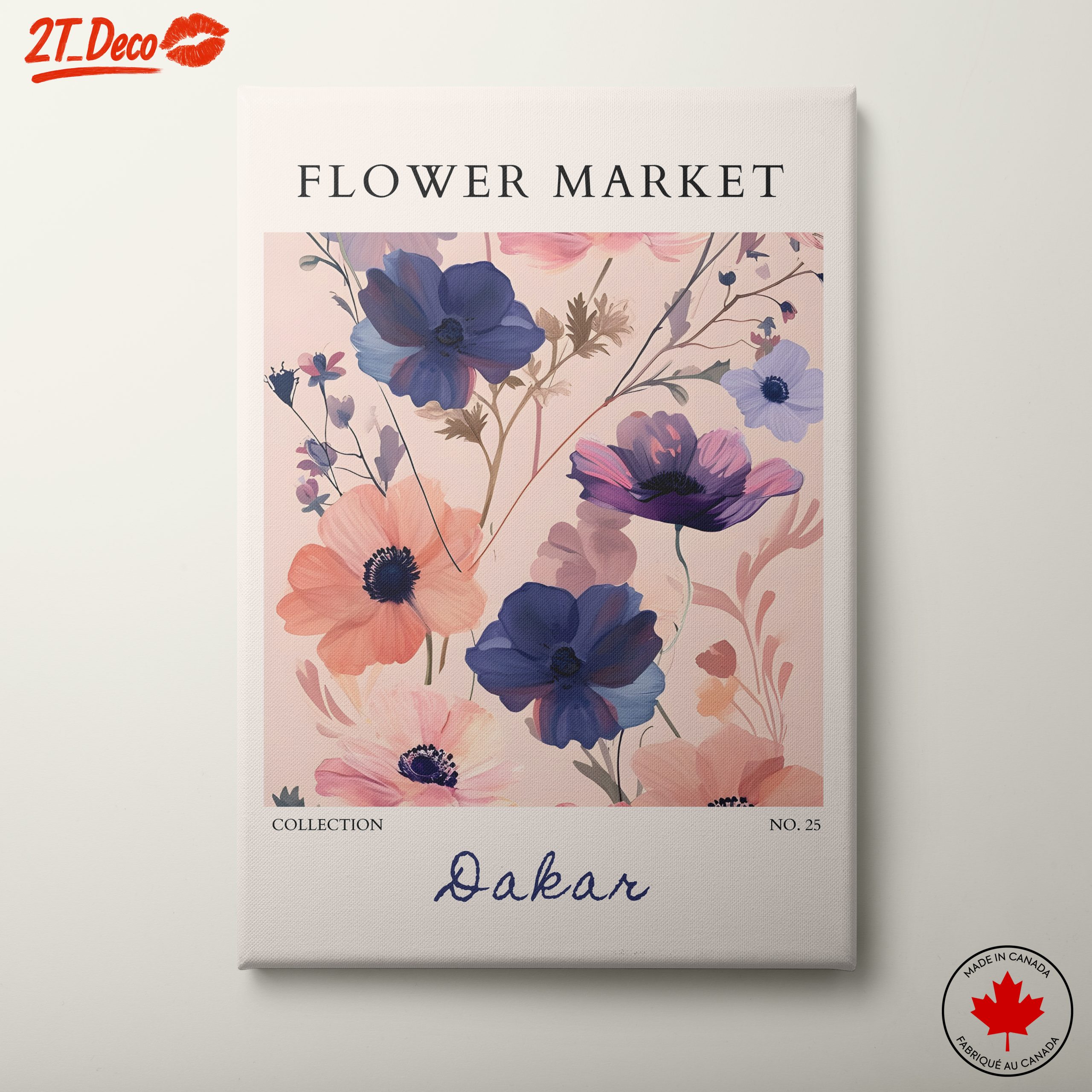 Flower Market Botanical Art for Home Decor 3