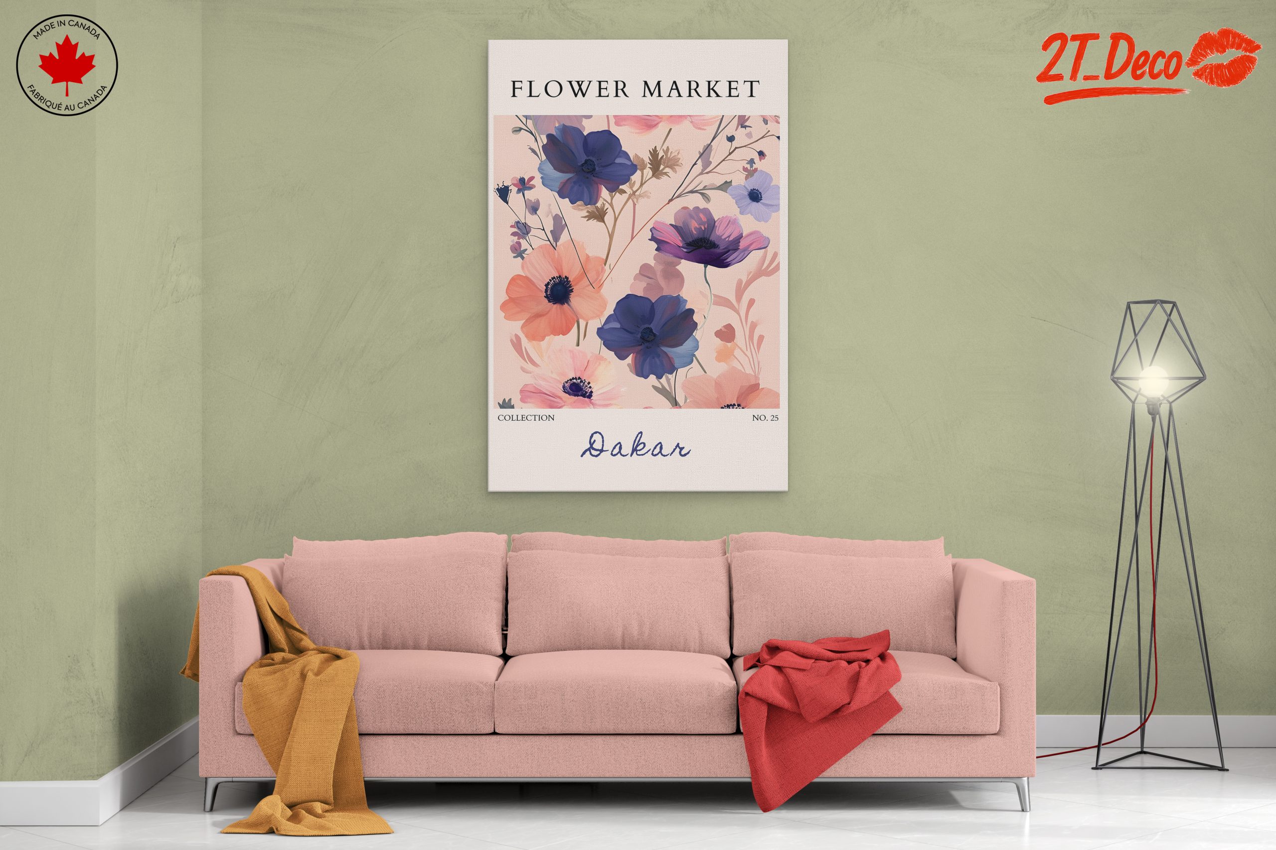 Flower Market Botanical Art for Home Decor 3 - Image 2
