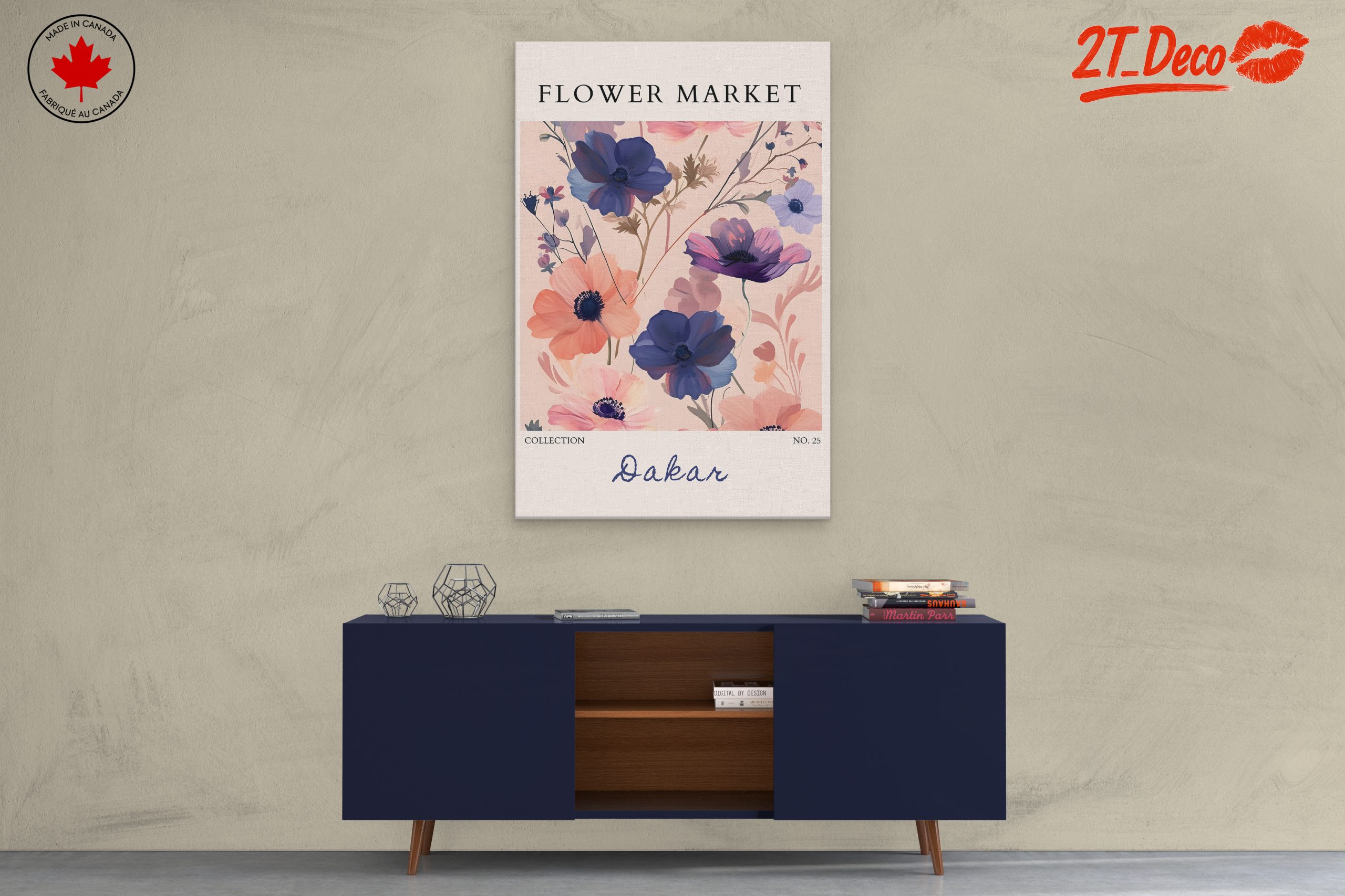 Flower Market Botanical Art for Home Decor 3 - Image 3