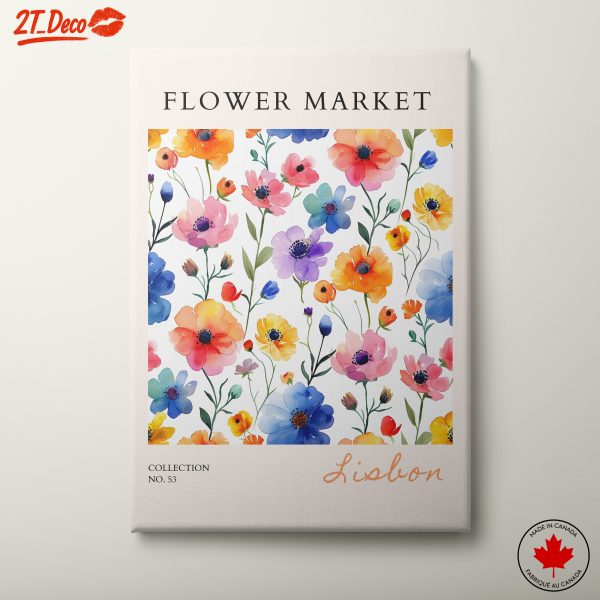 Flower Market Floral Artwork 5