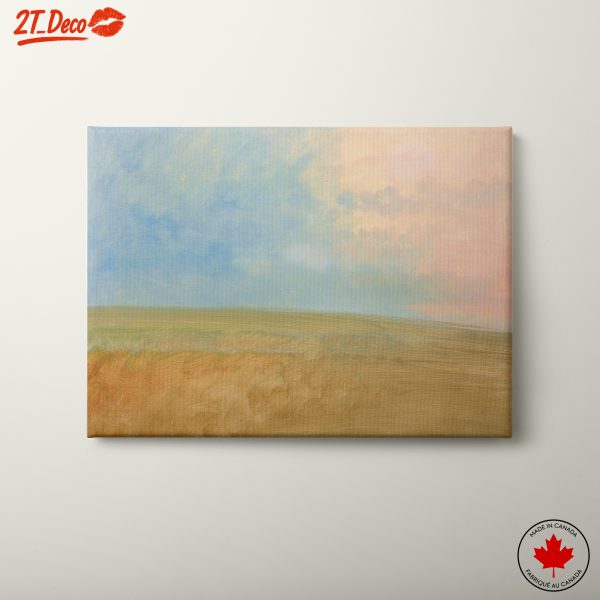 Dreamy Abstract Landscape with Soft Colors