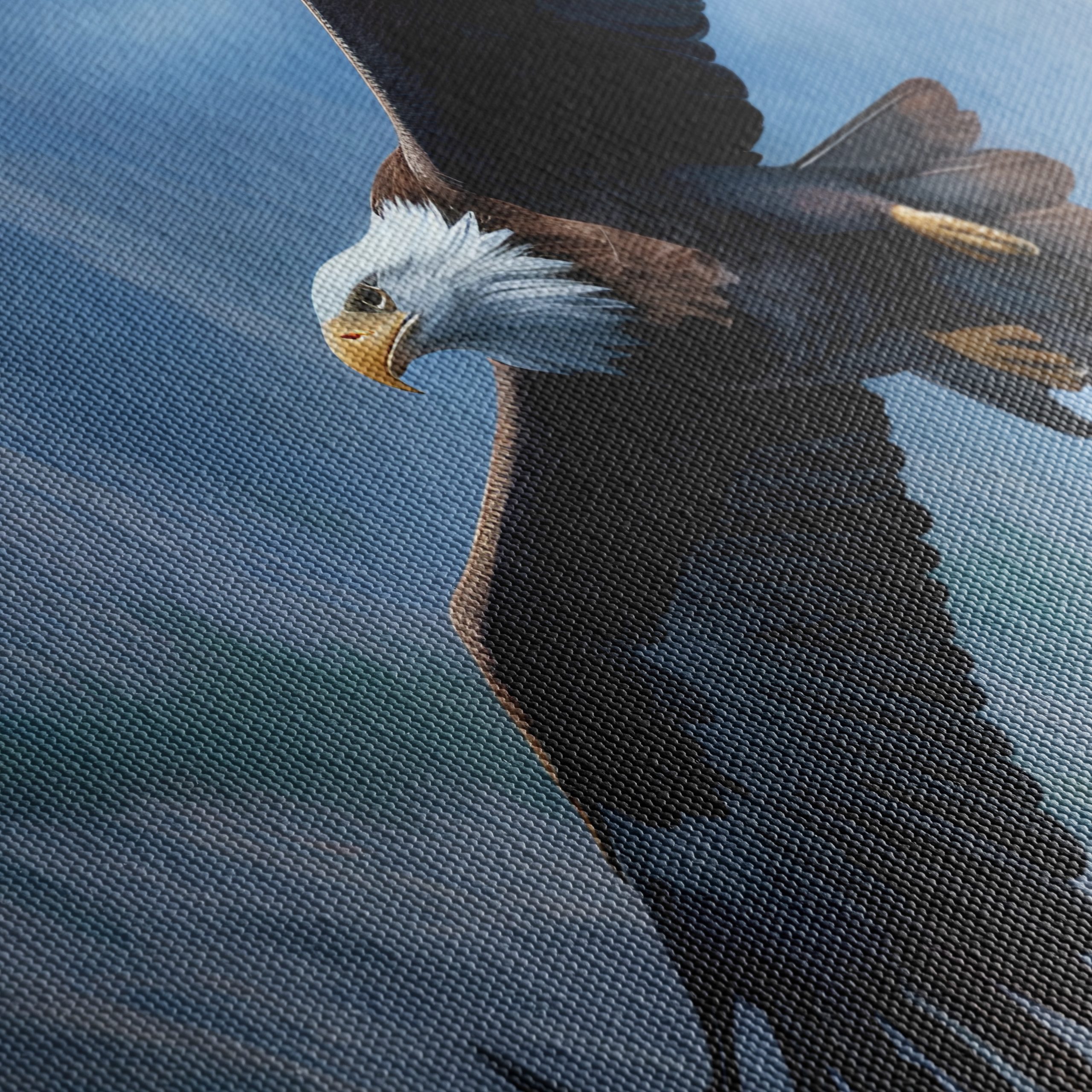 Majestic Eagle Flying Over Mountain Range - Image 5