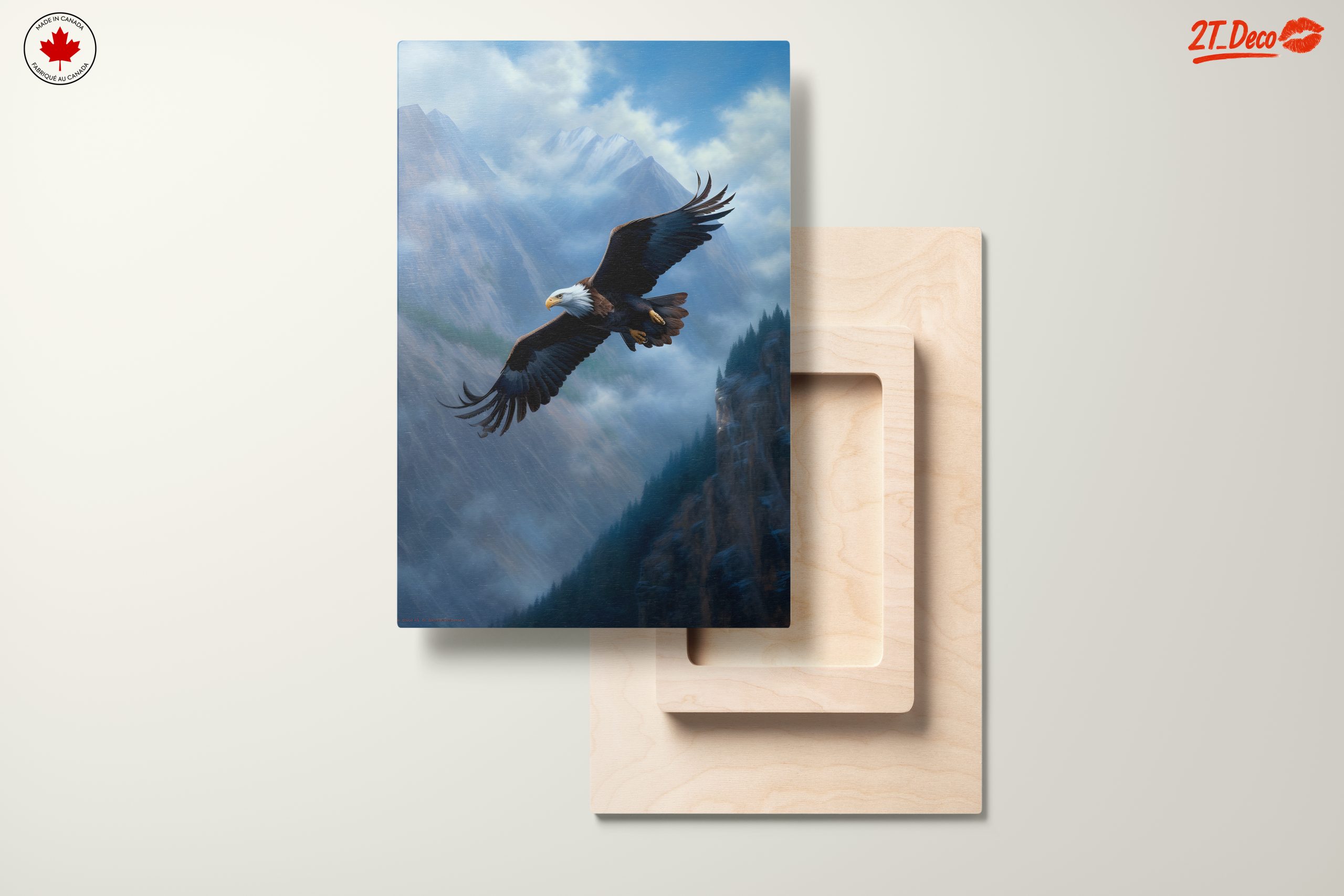 Majestic Eagle Flying Over Mountain Range - Image 11