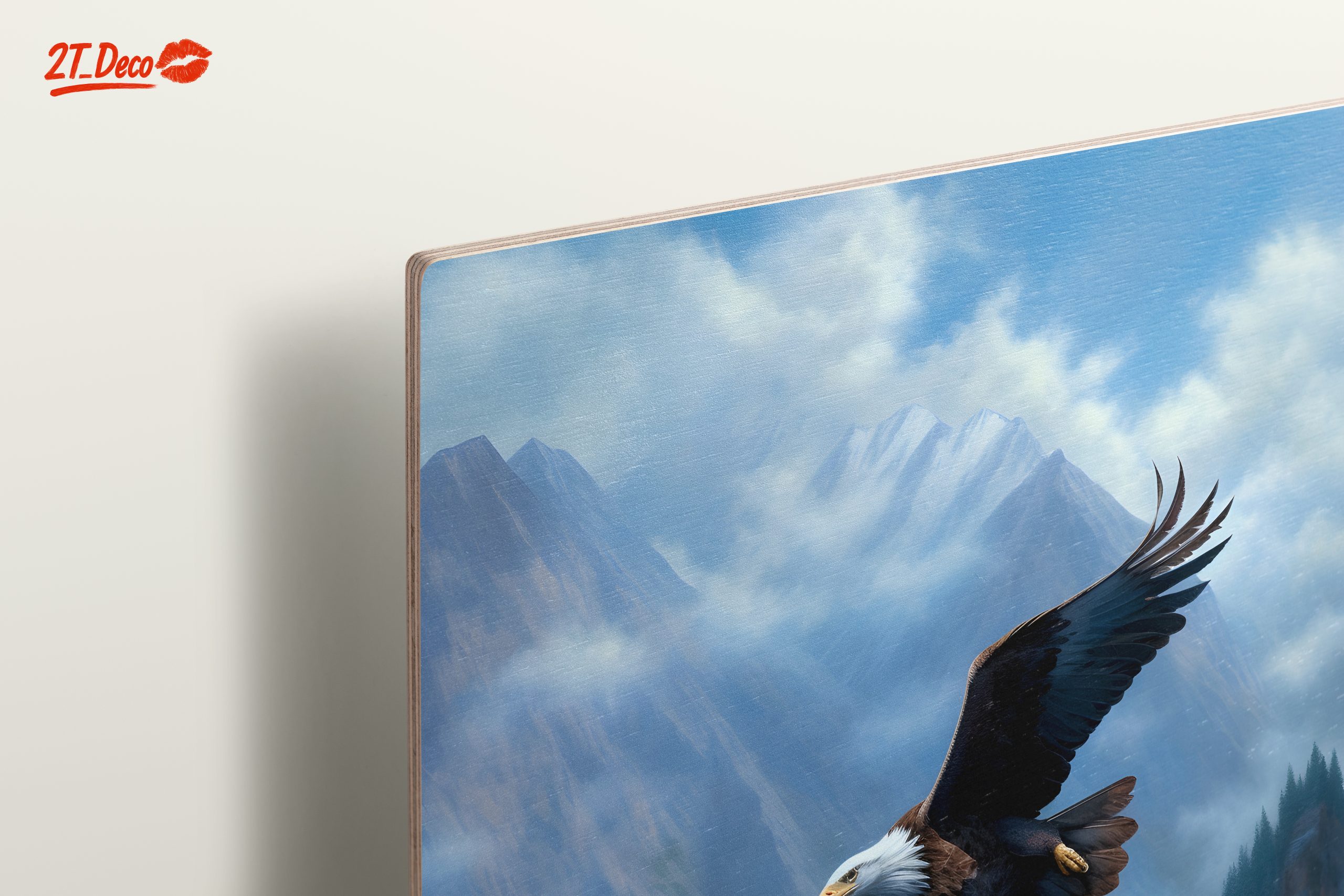 Majestic Eagle Flying Over Mountain Range - Image 15