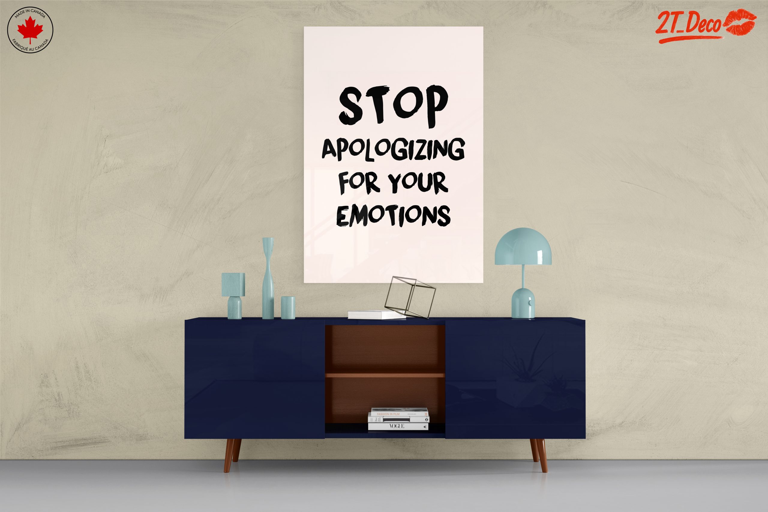 Stop Apologizing for Your Emotions Inspirational Art - Image 8