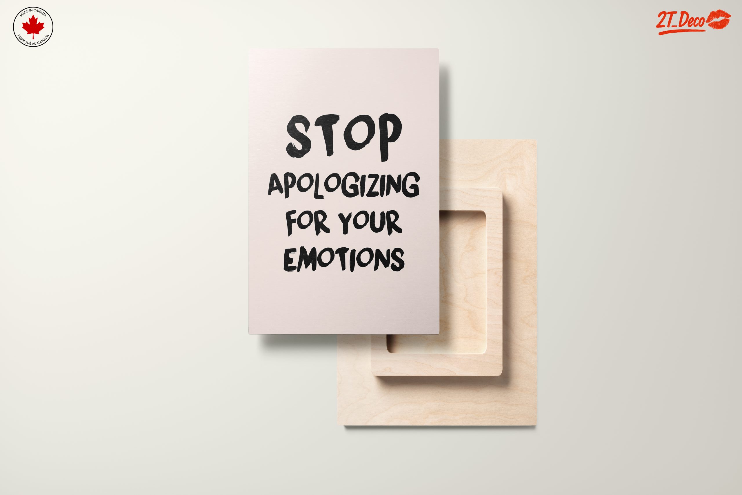 Stop Apologizing for Your Emotions Inspirational Art - Image 11