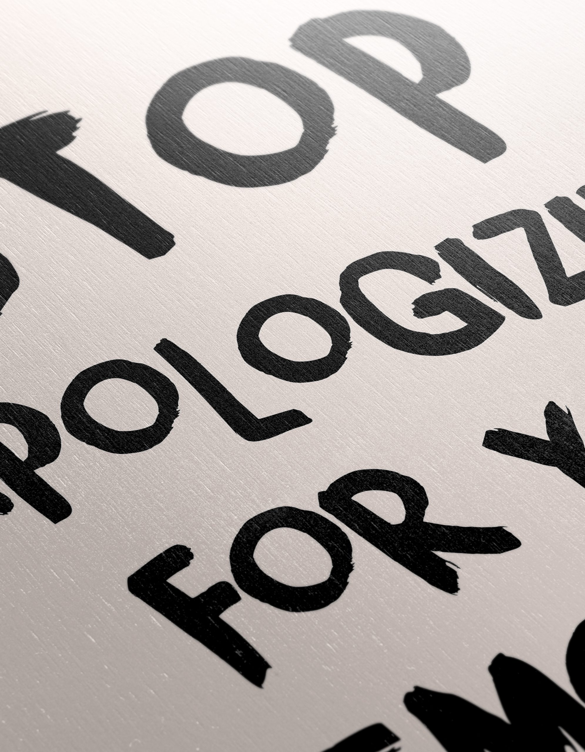 Stop Apologizing for Your Emotions Inspirational Art - Image 12