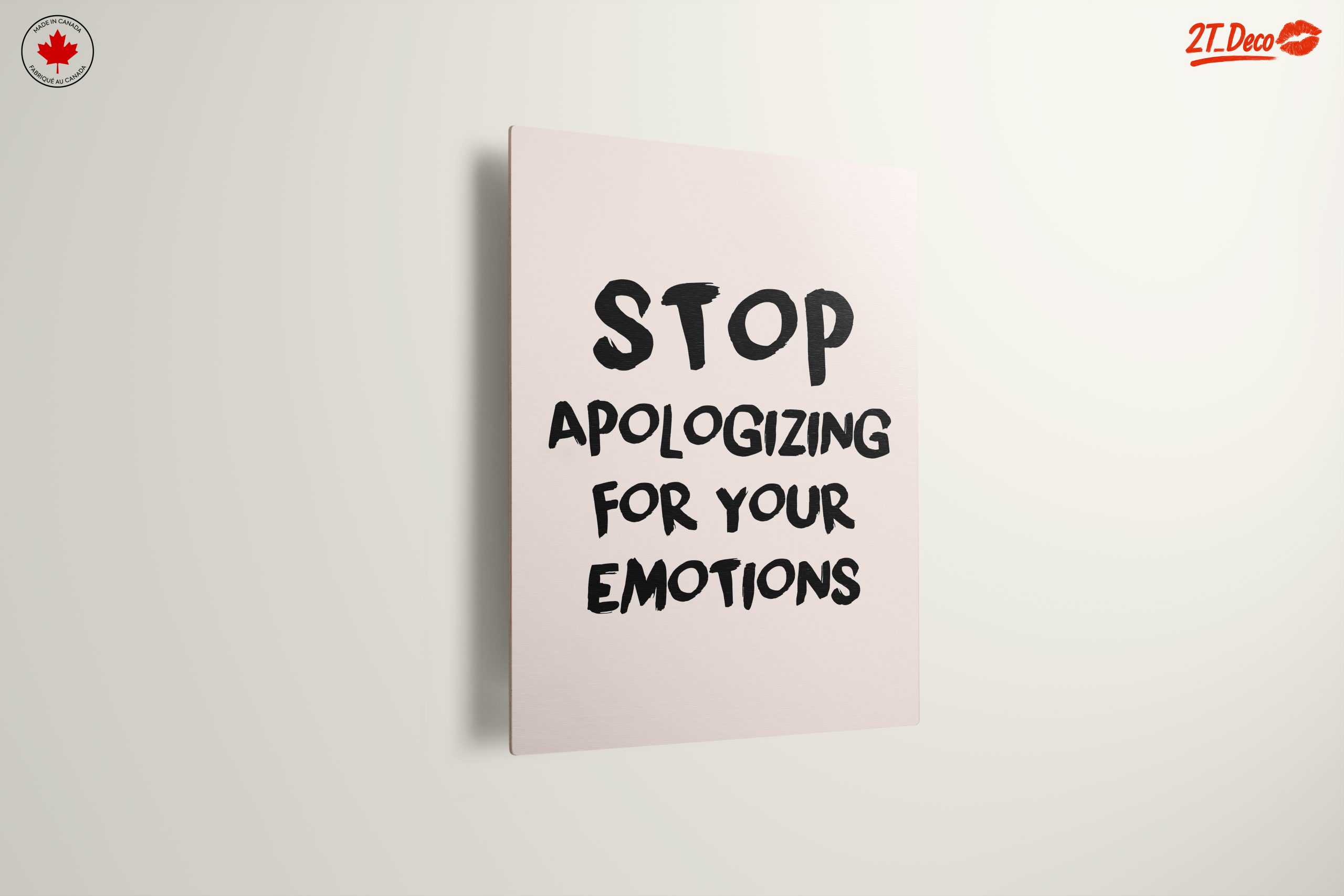 Stop Apologizing for Your Emotions Inspirational Art - Image 13