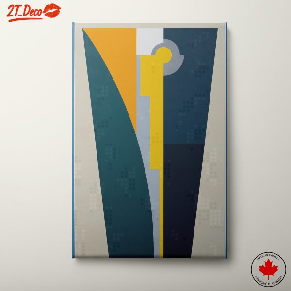 Bold Geometric Abstract Composition