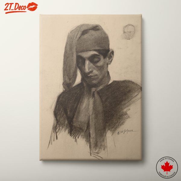 Modern Portrait Artwork with Emotional Depth