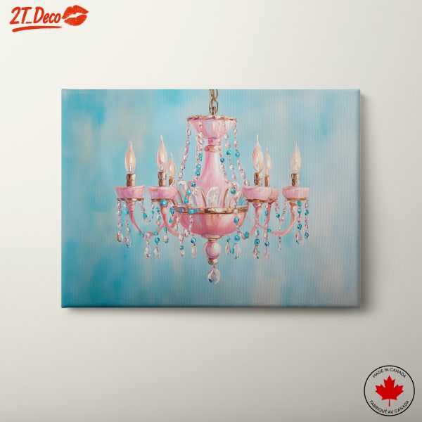 Elegant Chandelier with Floral Accents