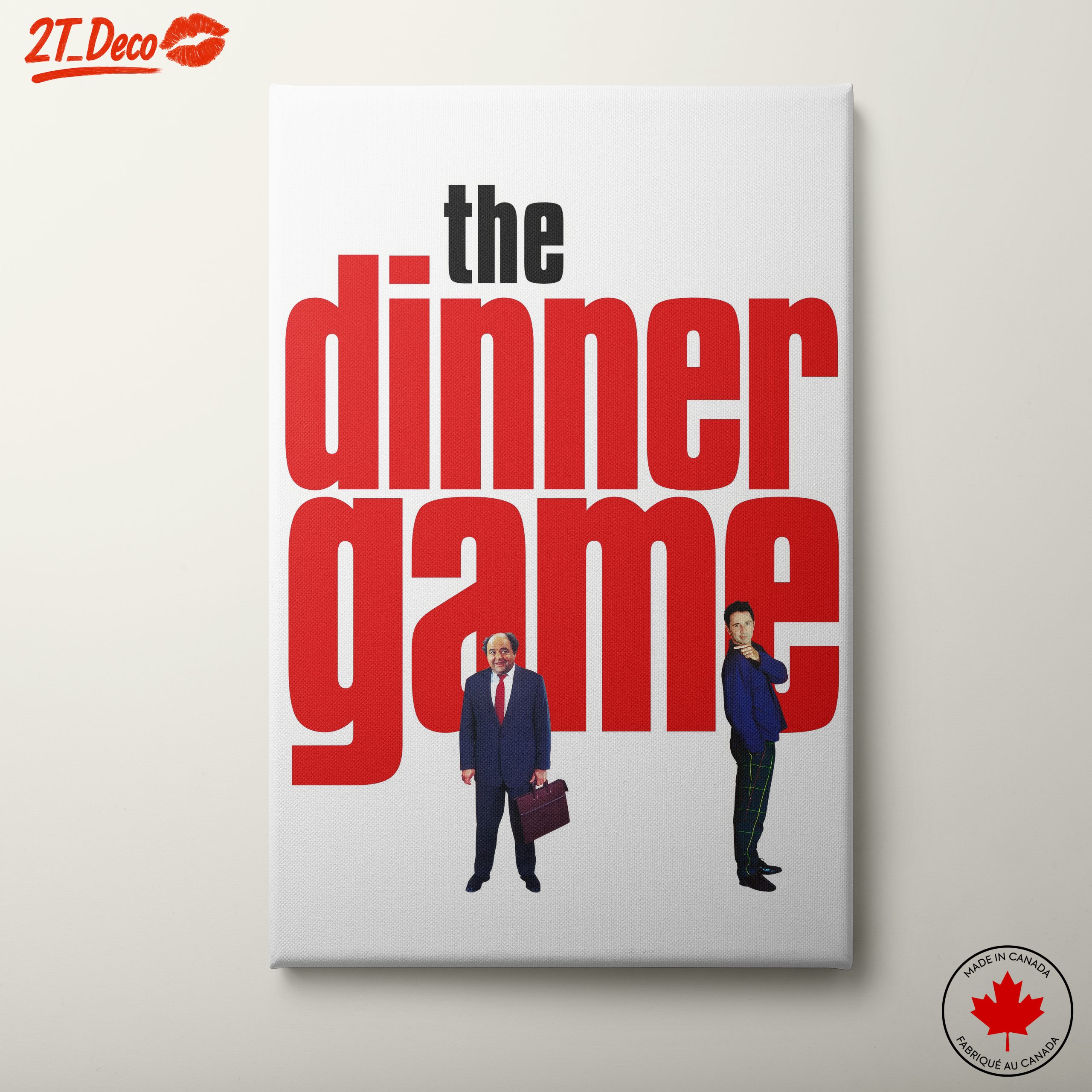 The Dinner Game Pop Art Poster