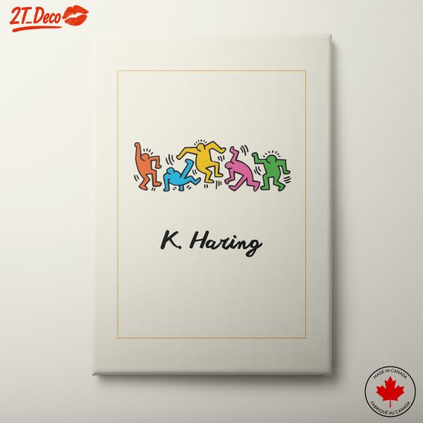 Playful Contemporary Pop Art by K. Haring 2
