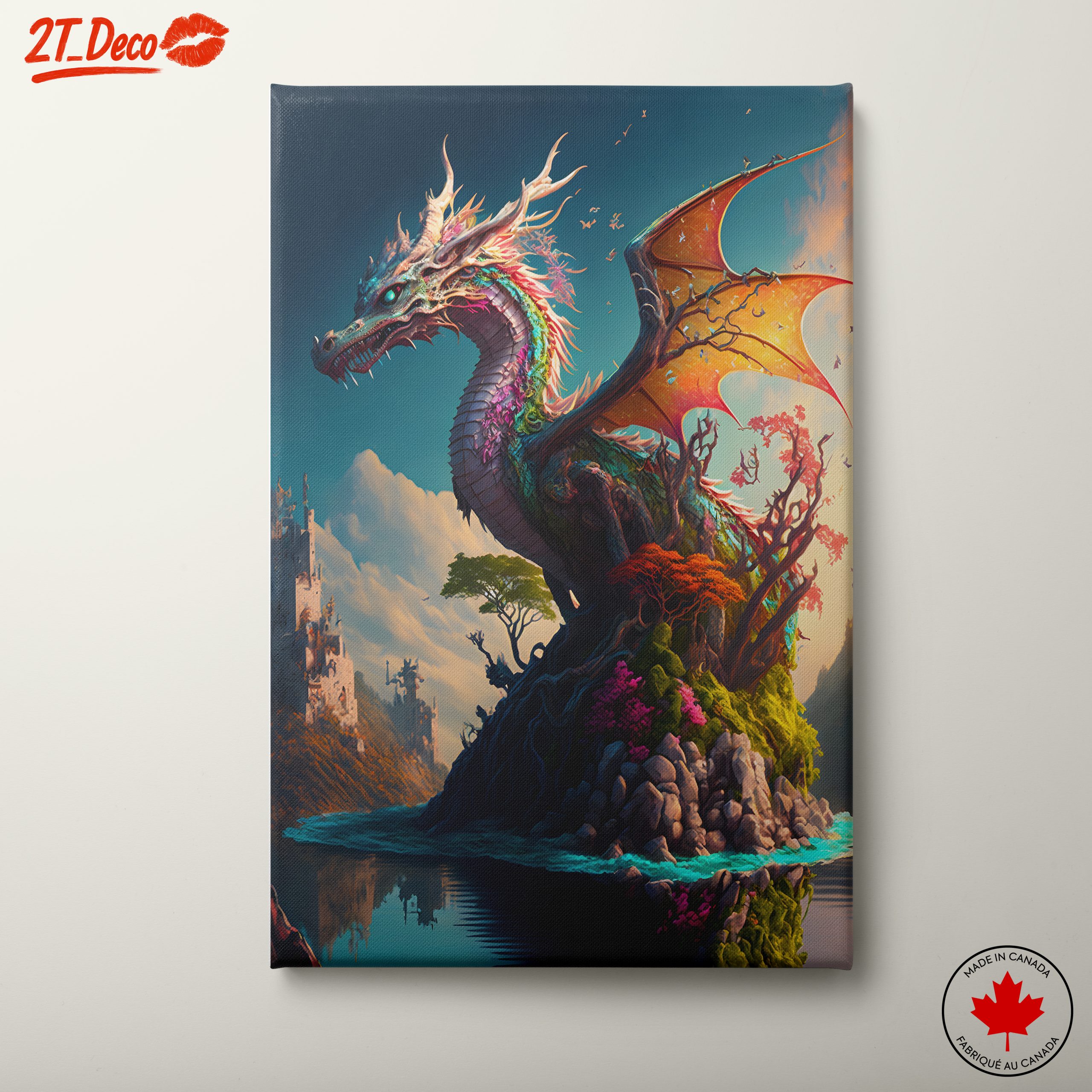 Majestic Fantasy Dragon Artwork