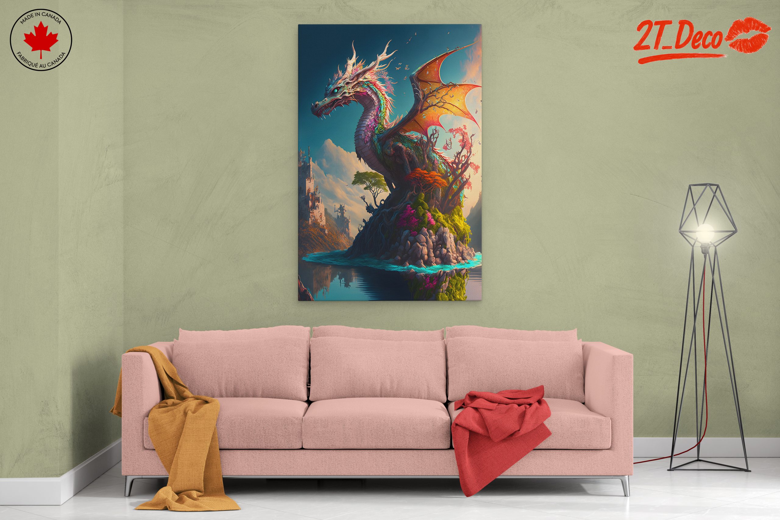 Majestic Fantasy Dragon Artwork - Image 2