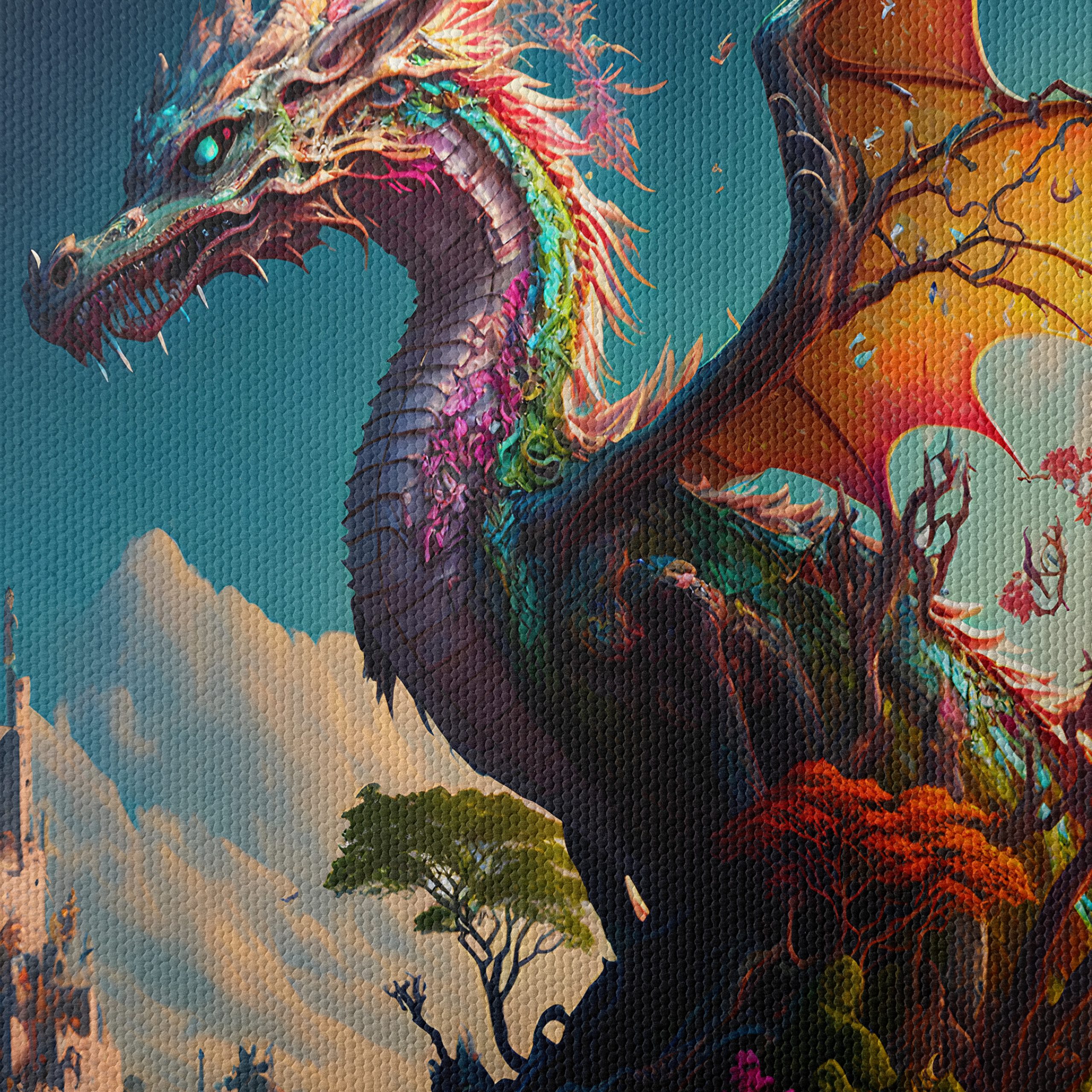 Majestic Fantasy Dragon Artwork - Image 4