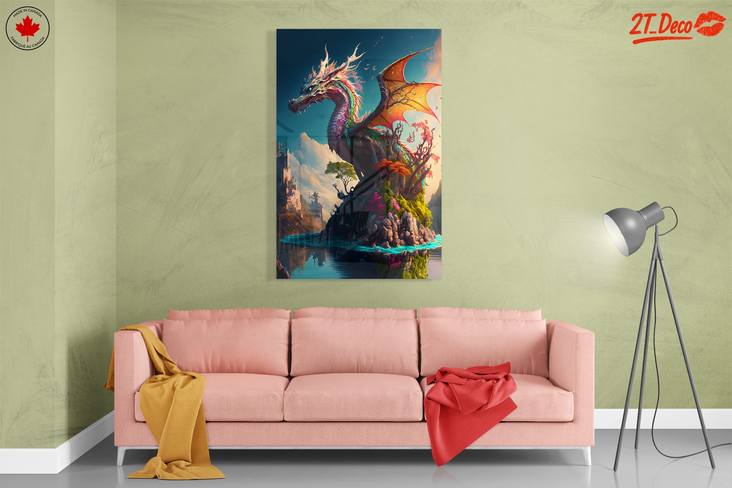 Majestic Fantasy Dragon Artwork - Image 7