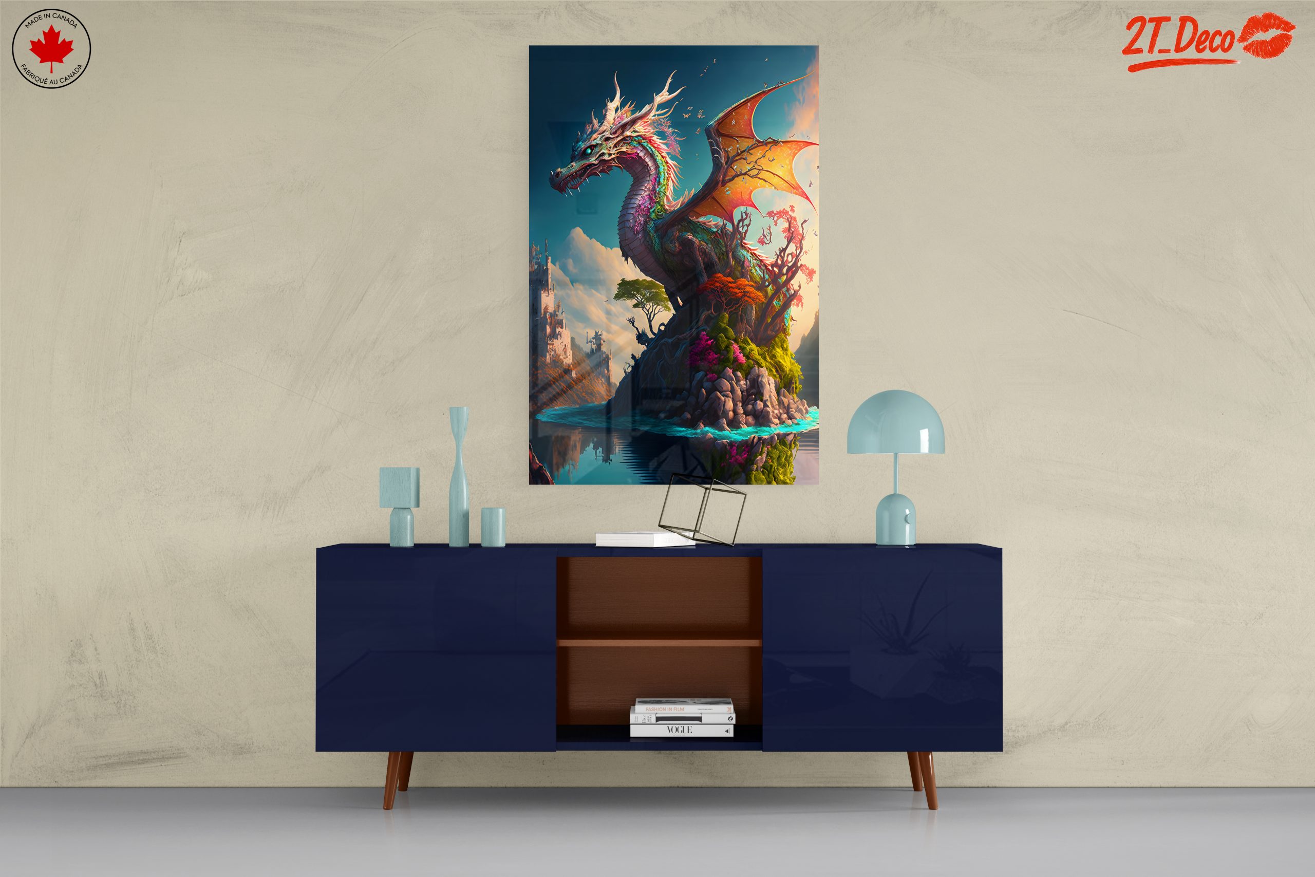 Majestic Fantasy Dragon Artwork - Image 8