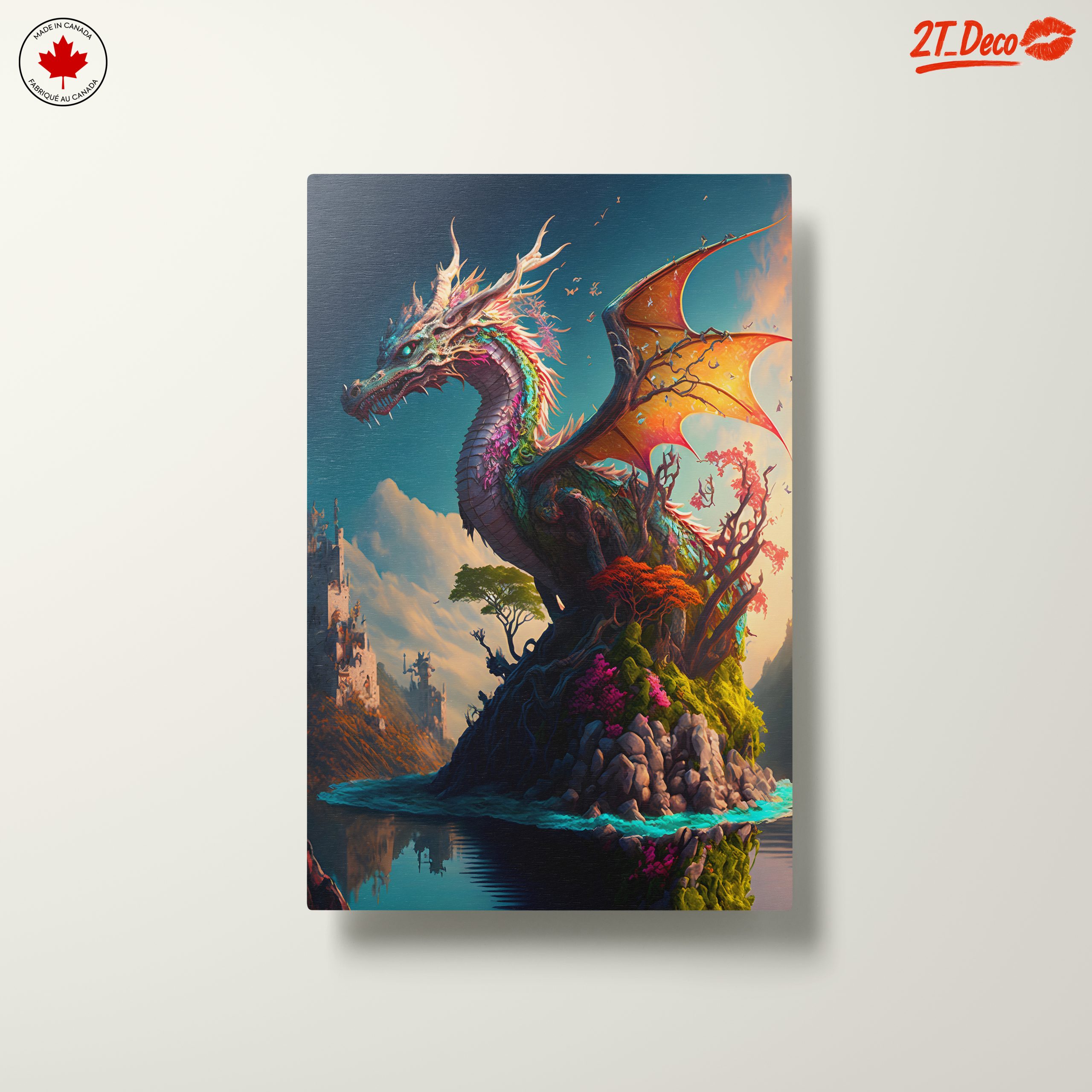 Majestic Fantasy Dragon Artwork - Image 10