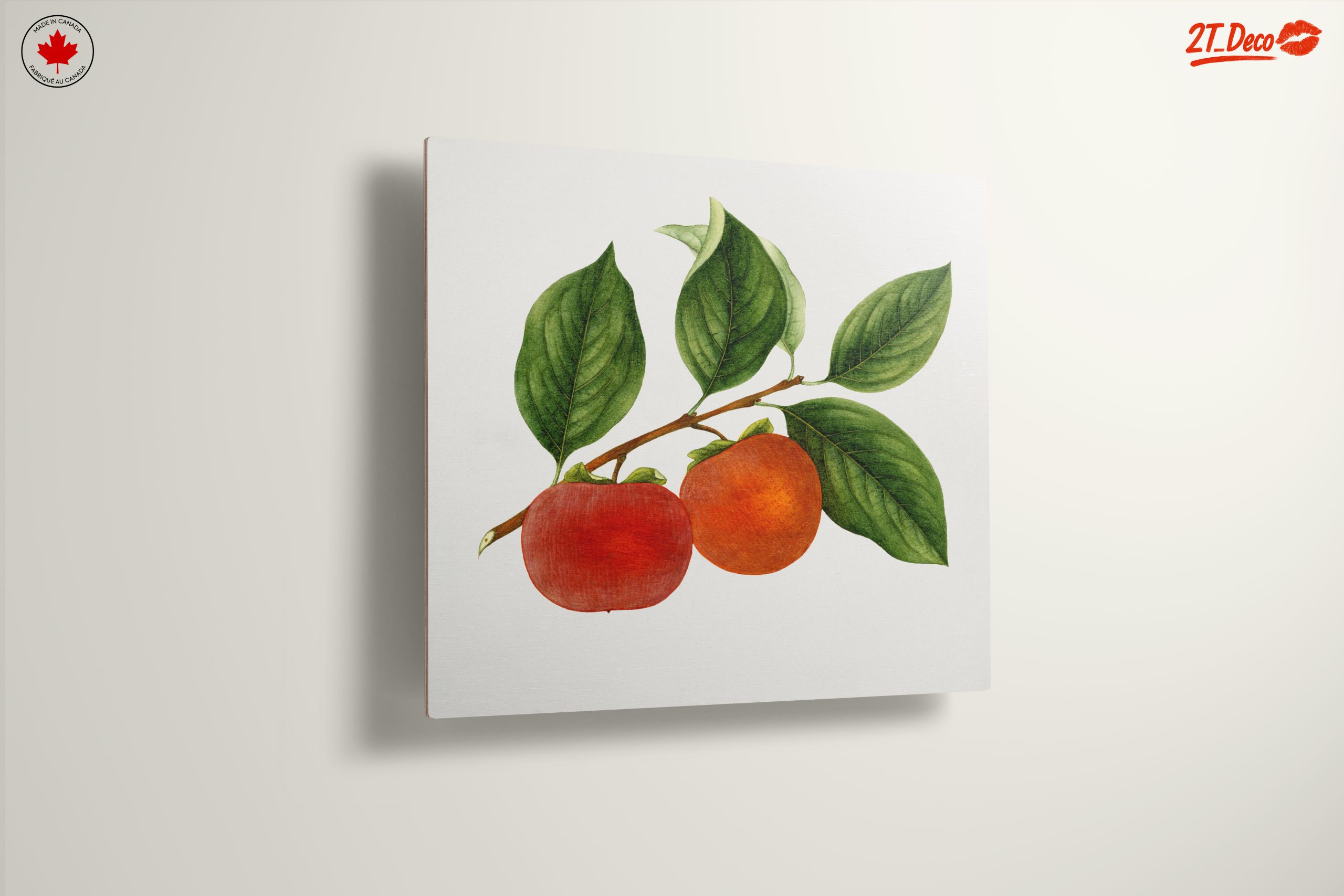 Ripe Fruits Branch with Leaves Art - Image 13